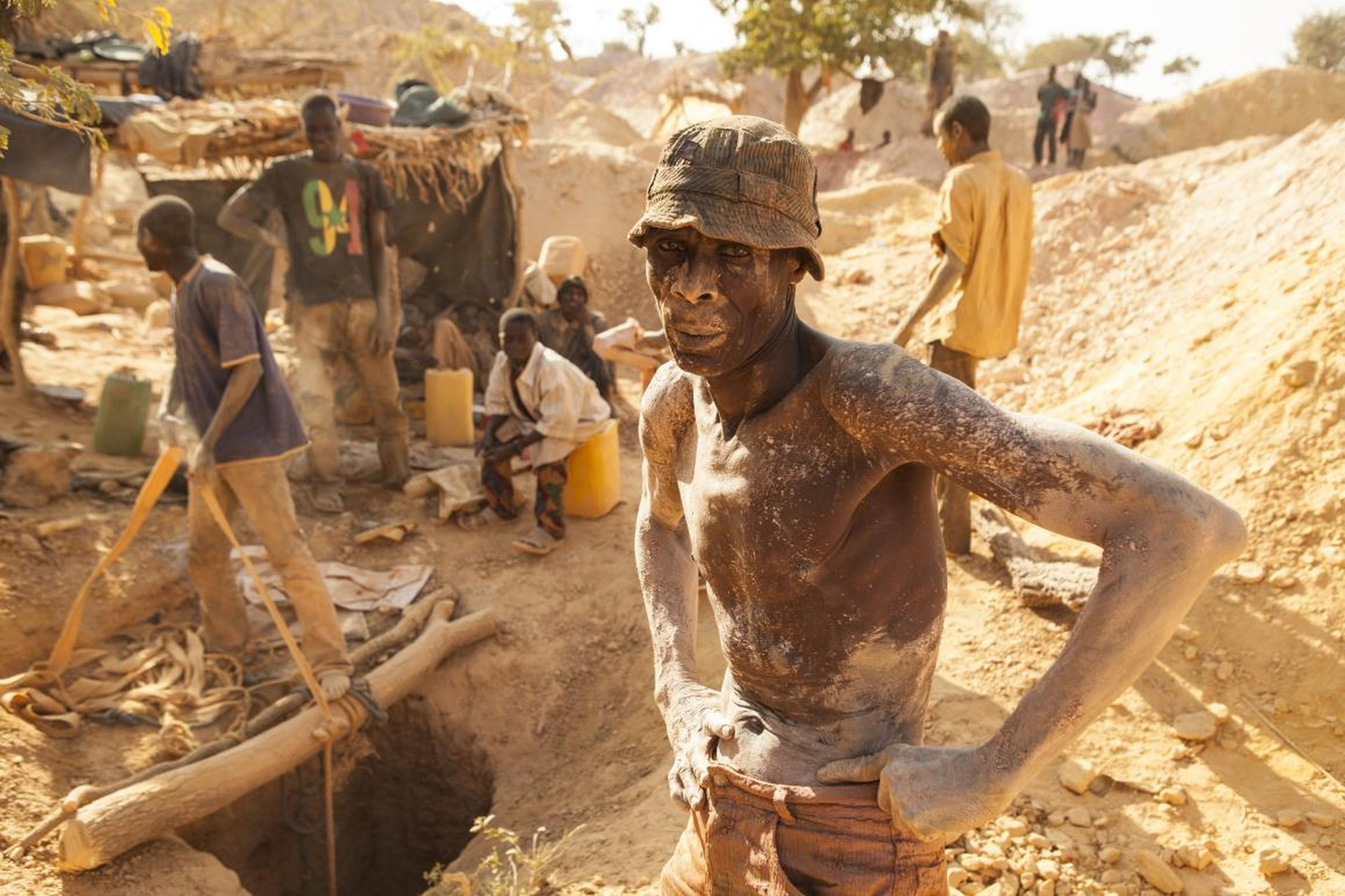 5. This artisanal gold site in Burkina Faso was home to around 10,000 people when Brown visited in 2010. "In this part of Africa, extraordinary gold rushes can appear out of nowhere and then disappear just as quickly as other