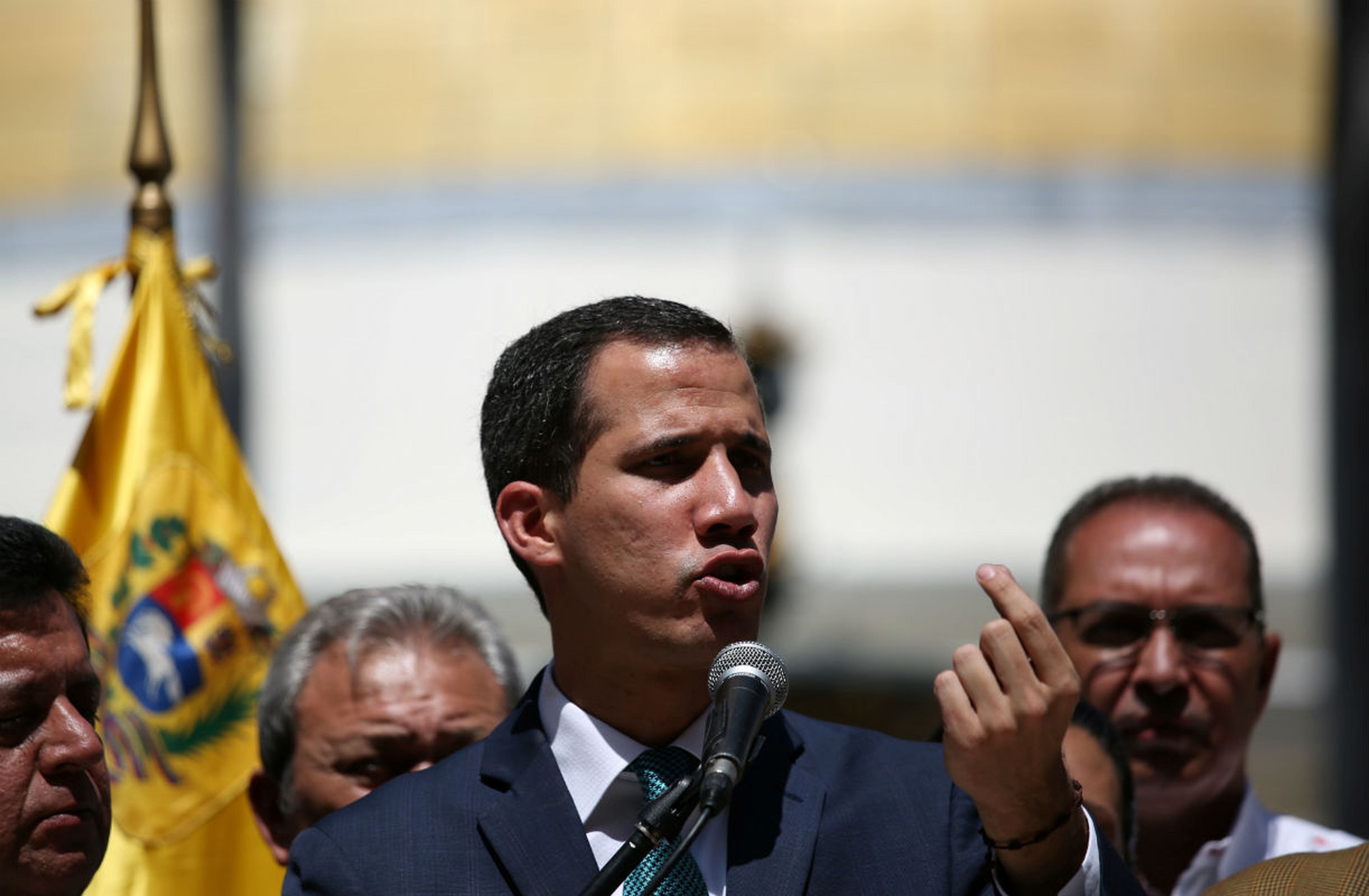 Juan Guaidó, autoproclamado presidente interino de Venezuela.