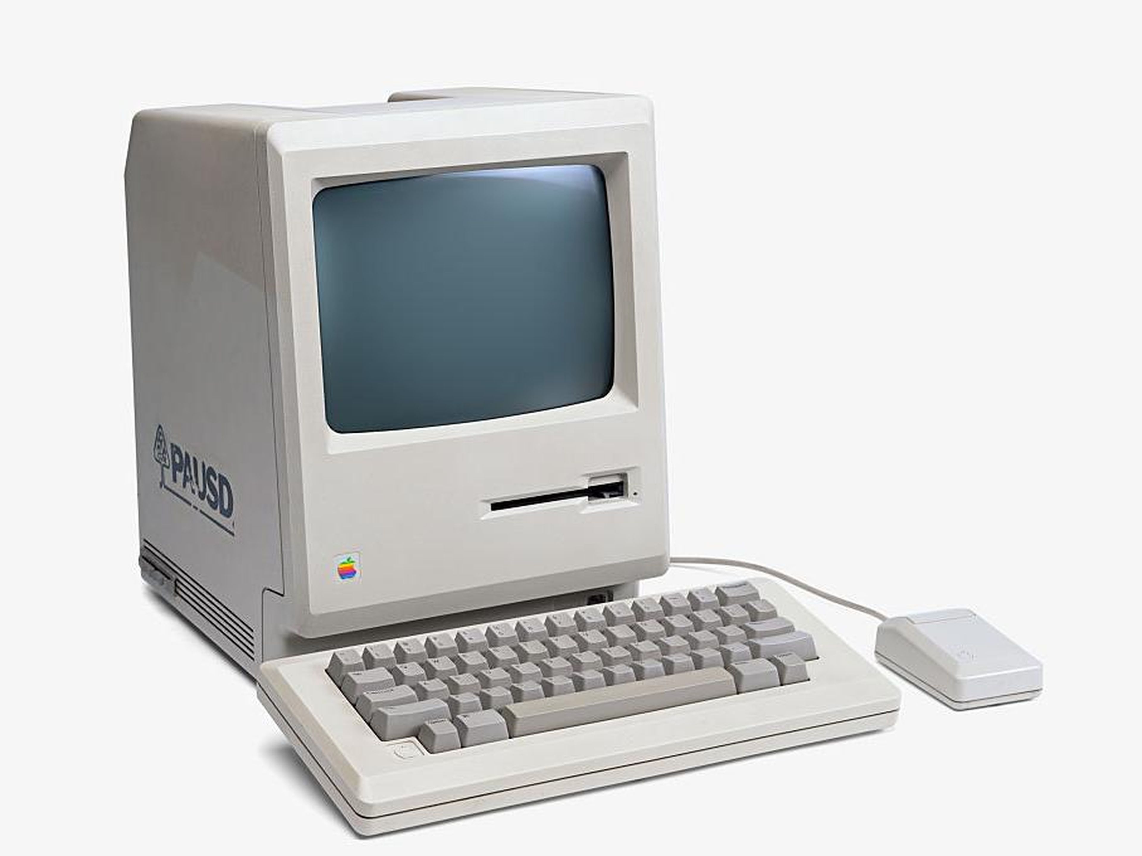 The Apple Macintosh made its debut in 1984 as the first mass-market personal computer.