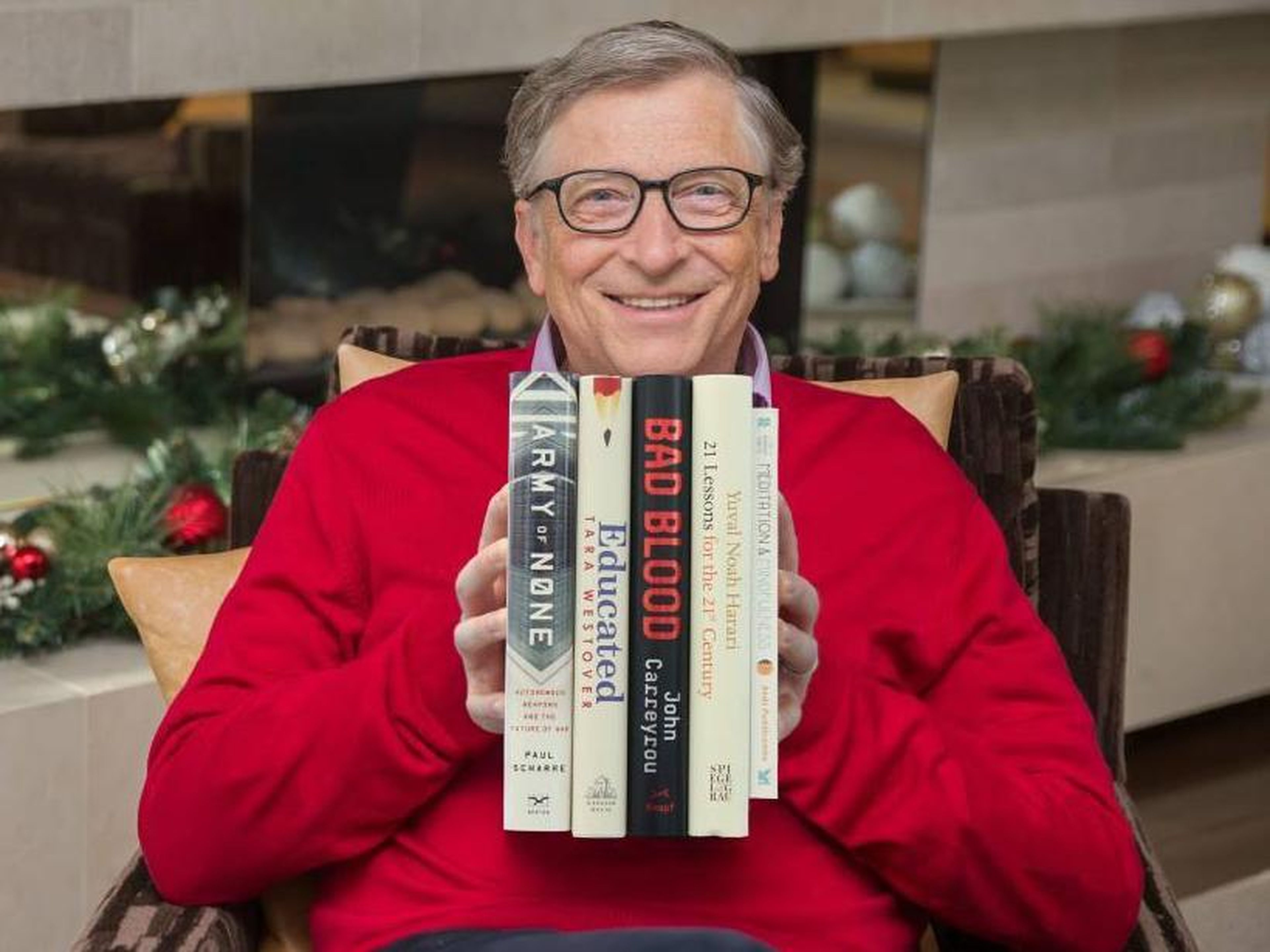 Bill Gates y otros millonarios tienen una gran afición por la lectura.