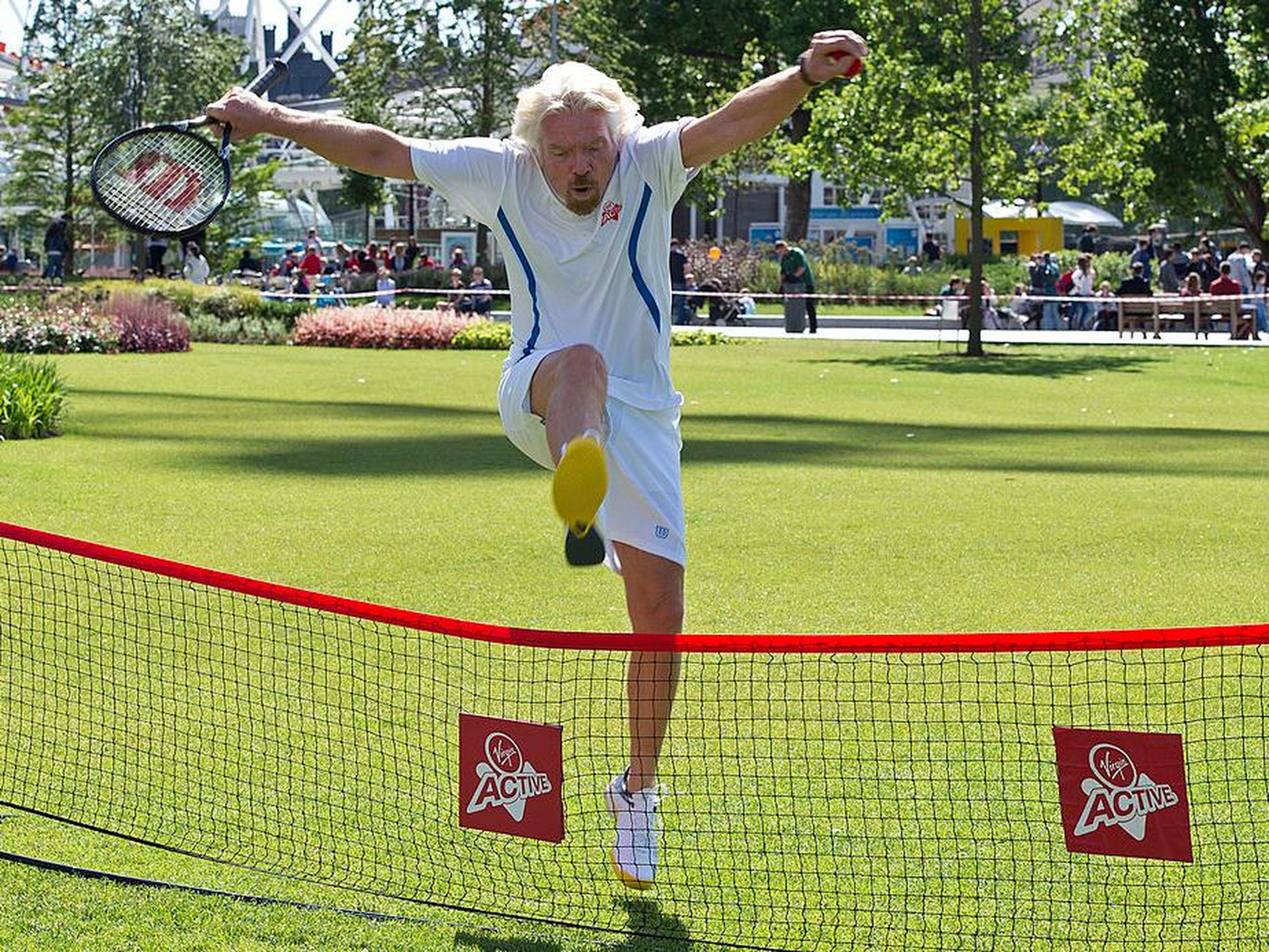 Billionaire Richard Branson also exercises before breakfast and is a fan of playing tennis. He stays active by kite-surfing, swimming, and cycling.