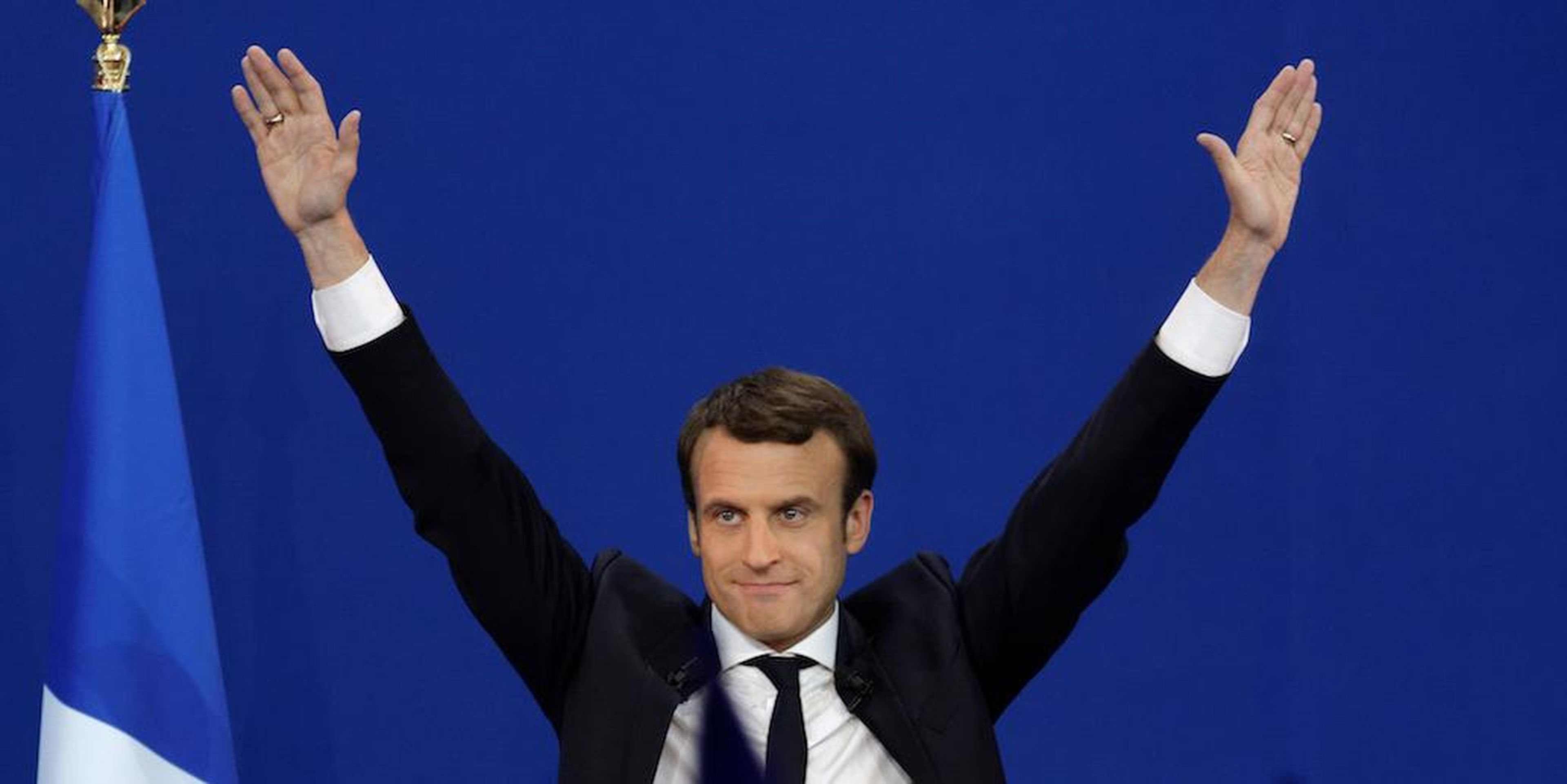El presidente de Francia Emmanuel Macron