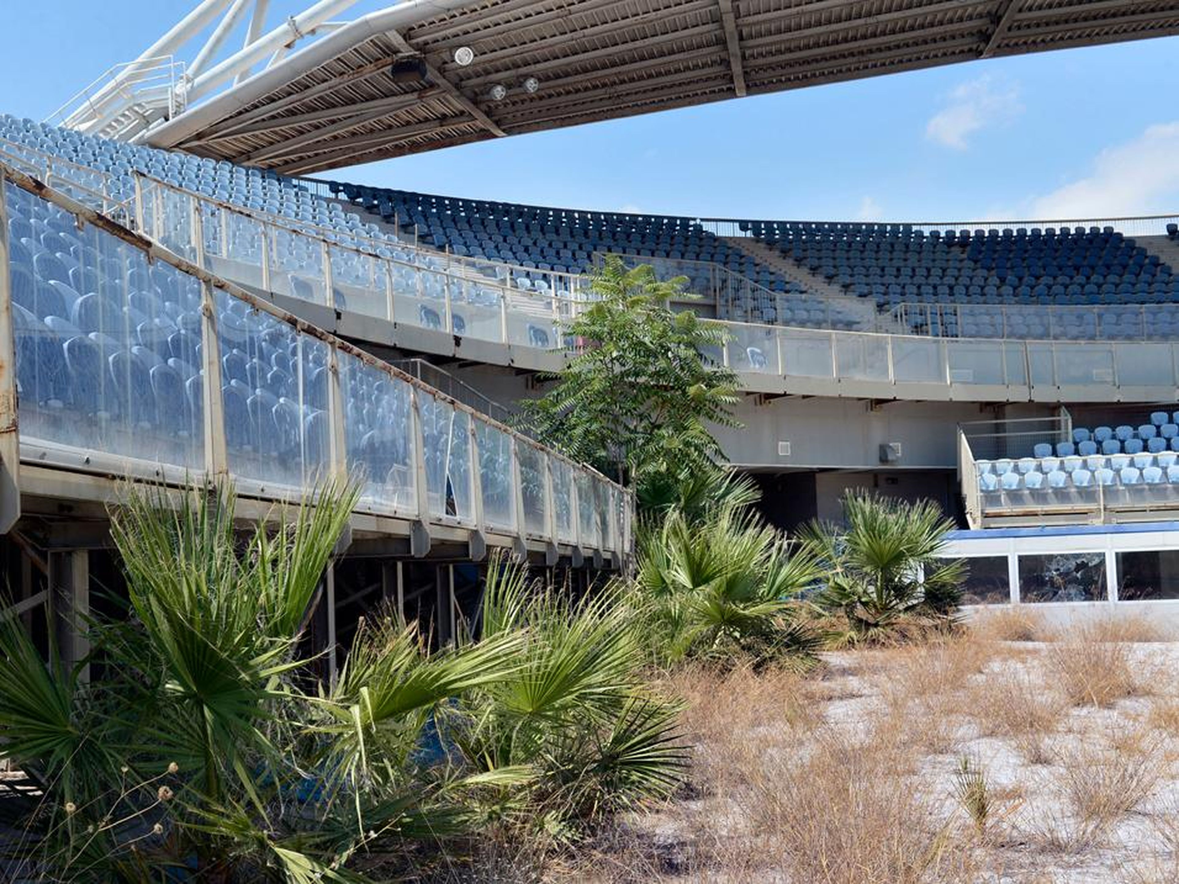 Athens' Olympic venue abandoned.