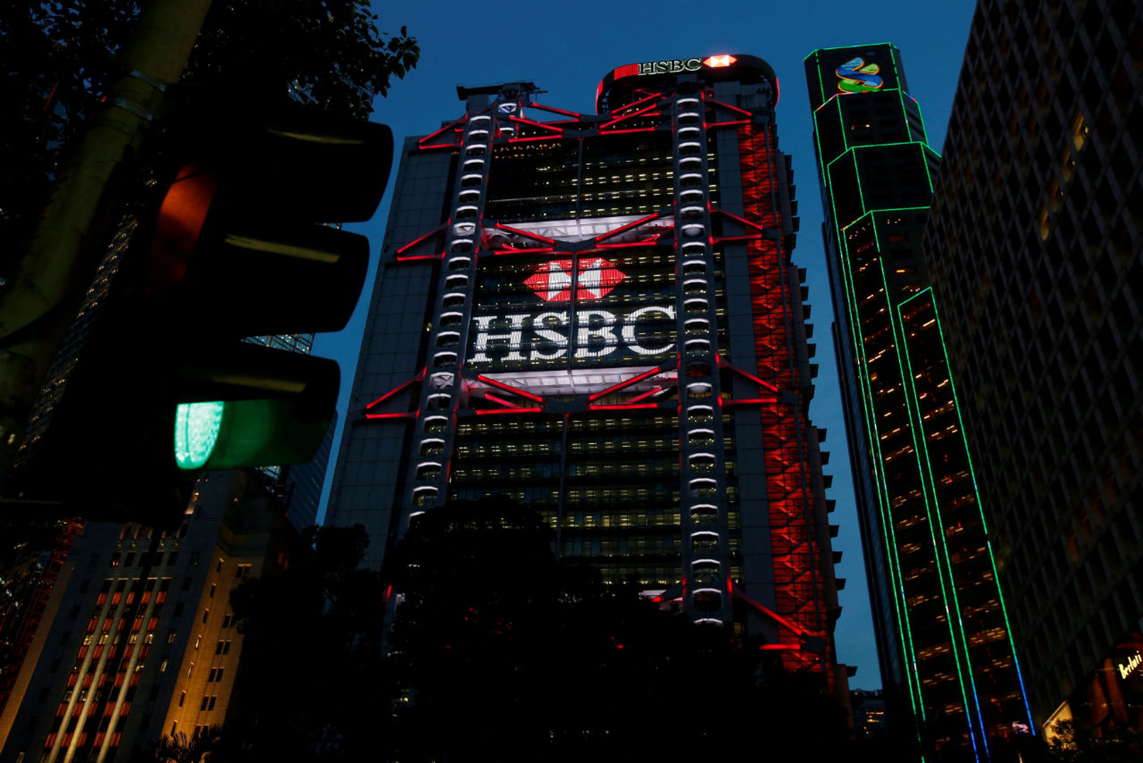 La sede de HSBC en Hong Kong