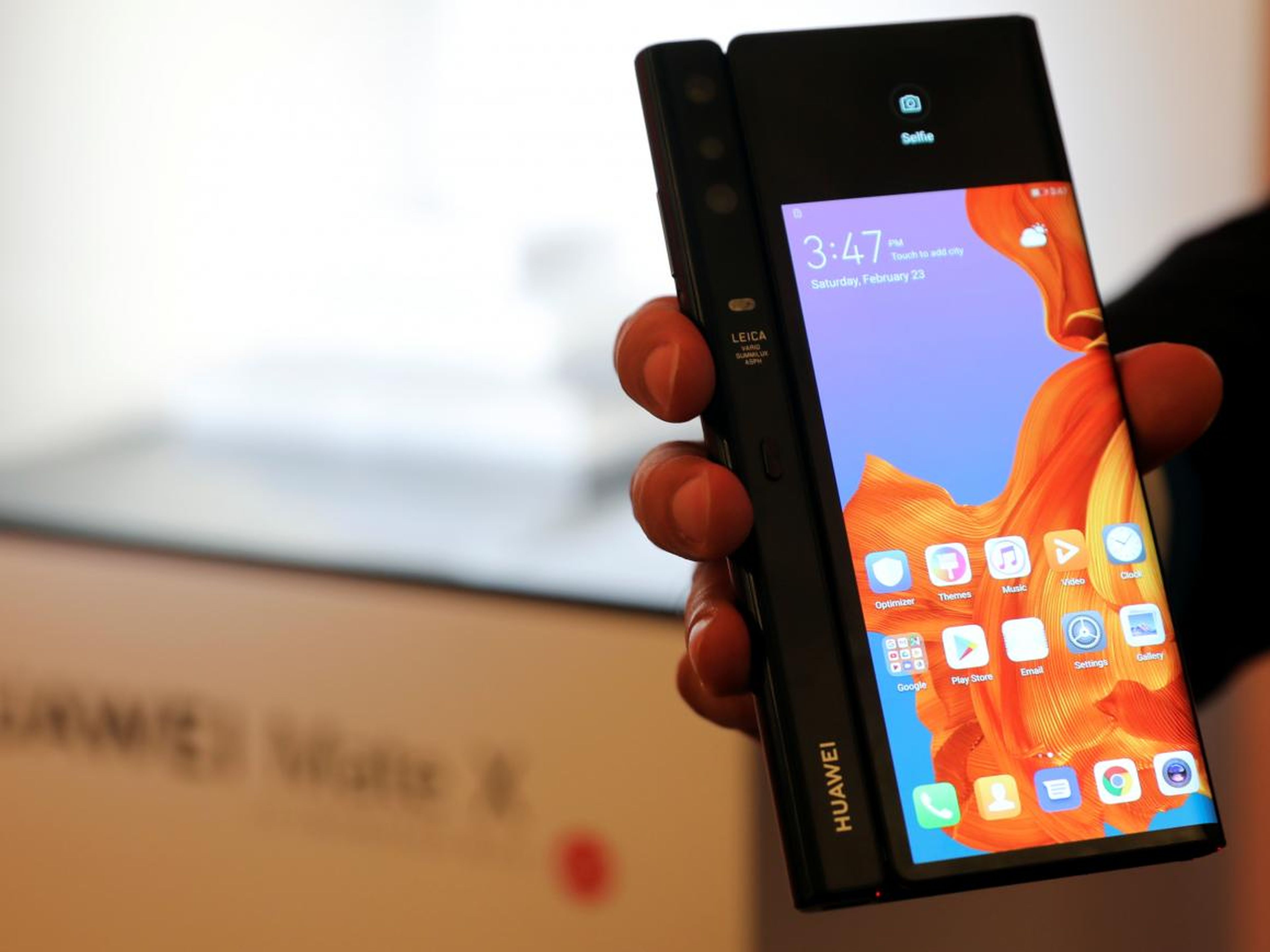 Mate X, el smartphone plegable de Huawei.