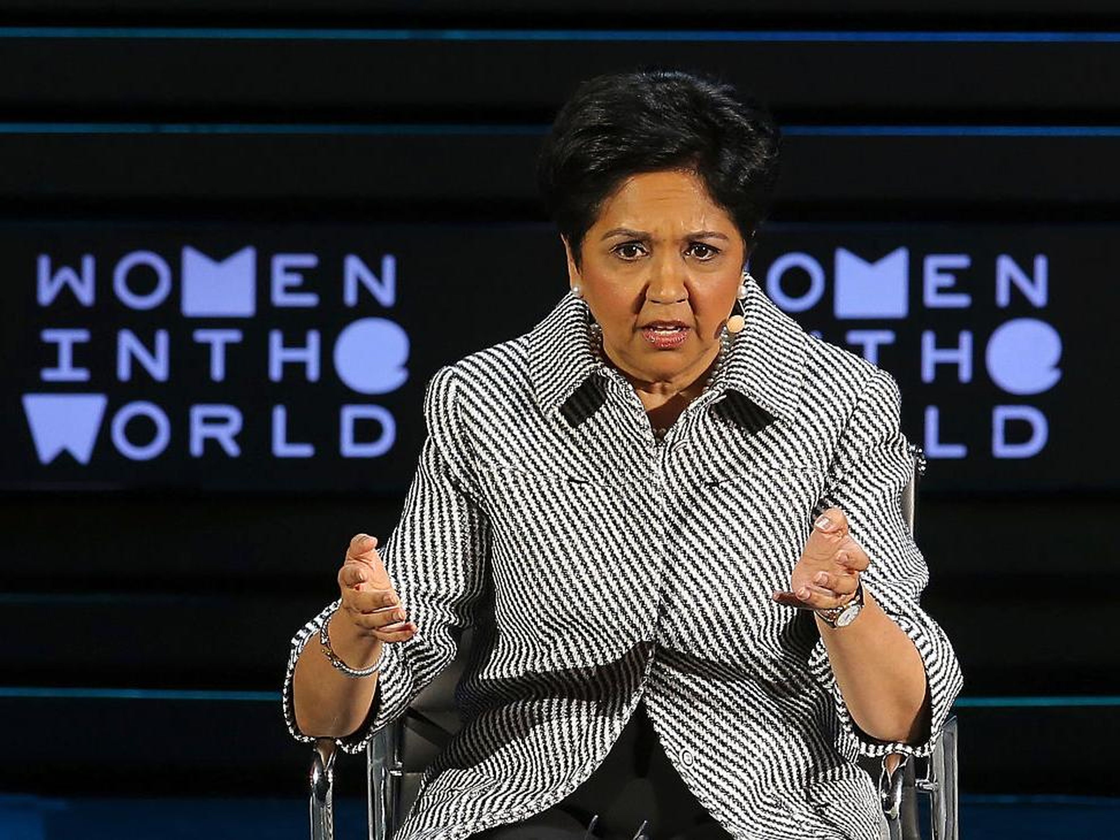 Meanwhile, PepsiCo chairwoman Indra Nooyi wakes up as early as 4 a.m. She told Fortune: "They say sleep is a gift that God gives you ... that's one gift I was never given."