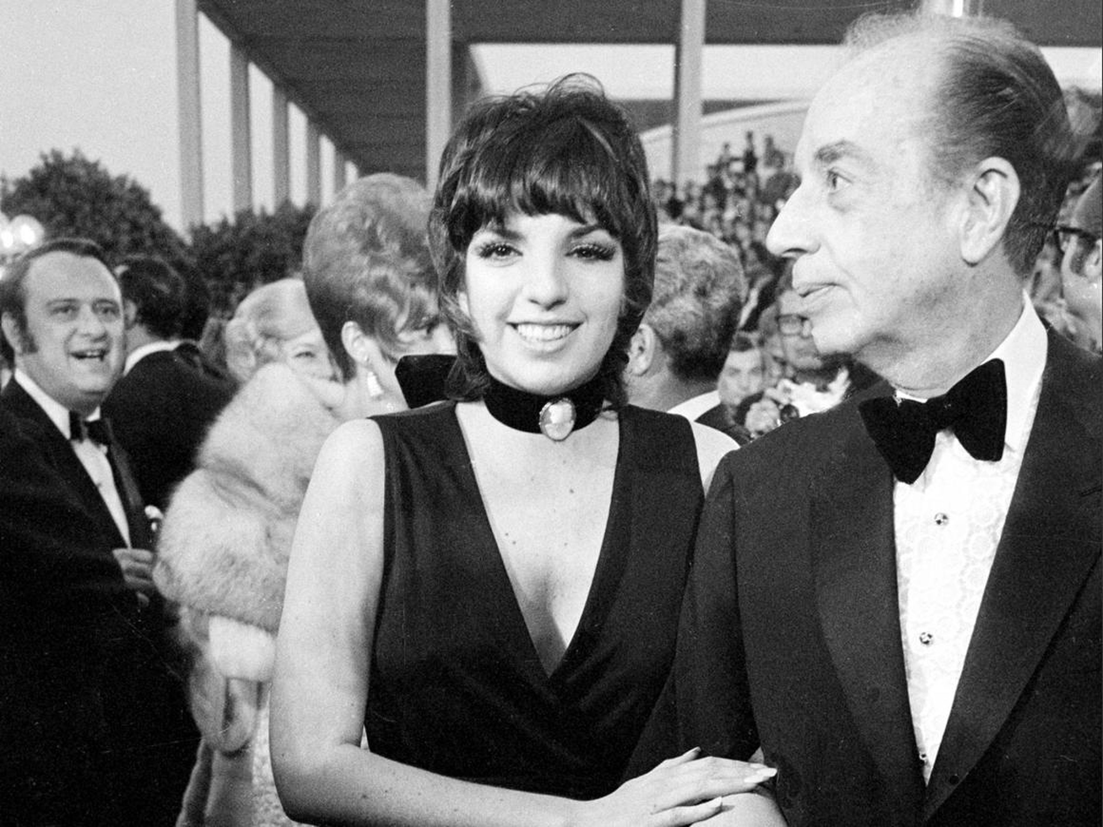 Liza and father Vincente Minnelli.