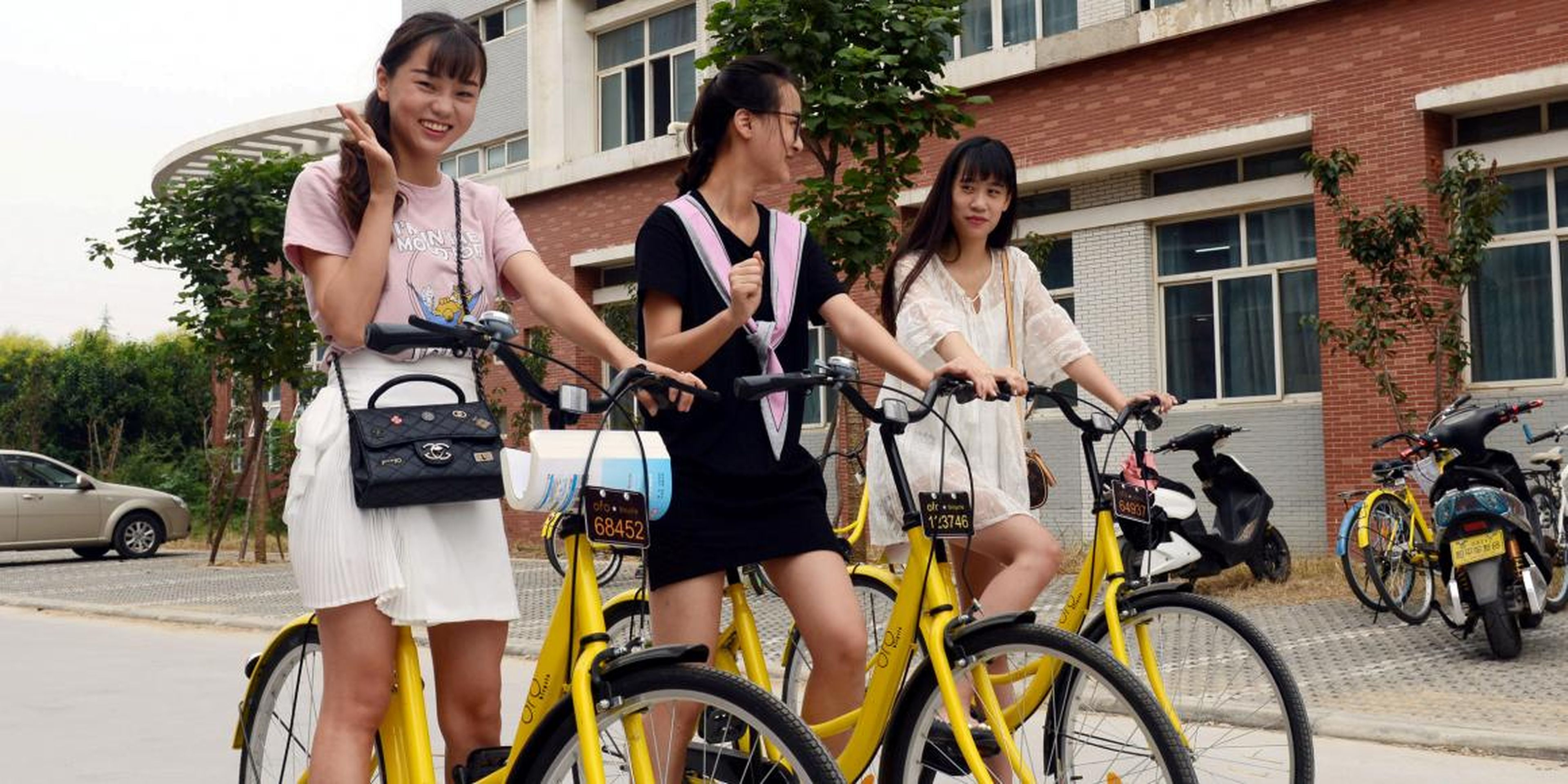 People can rent bikes without having to pay a deposit if they rack up good social credit in Rongcheng, eastern China.