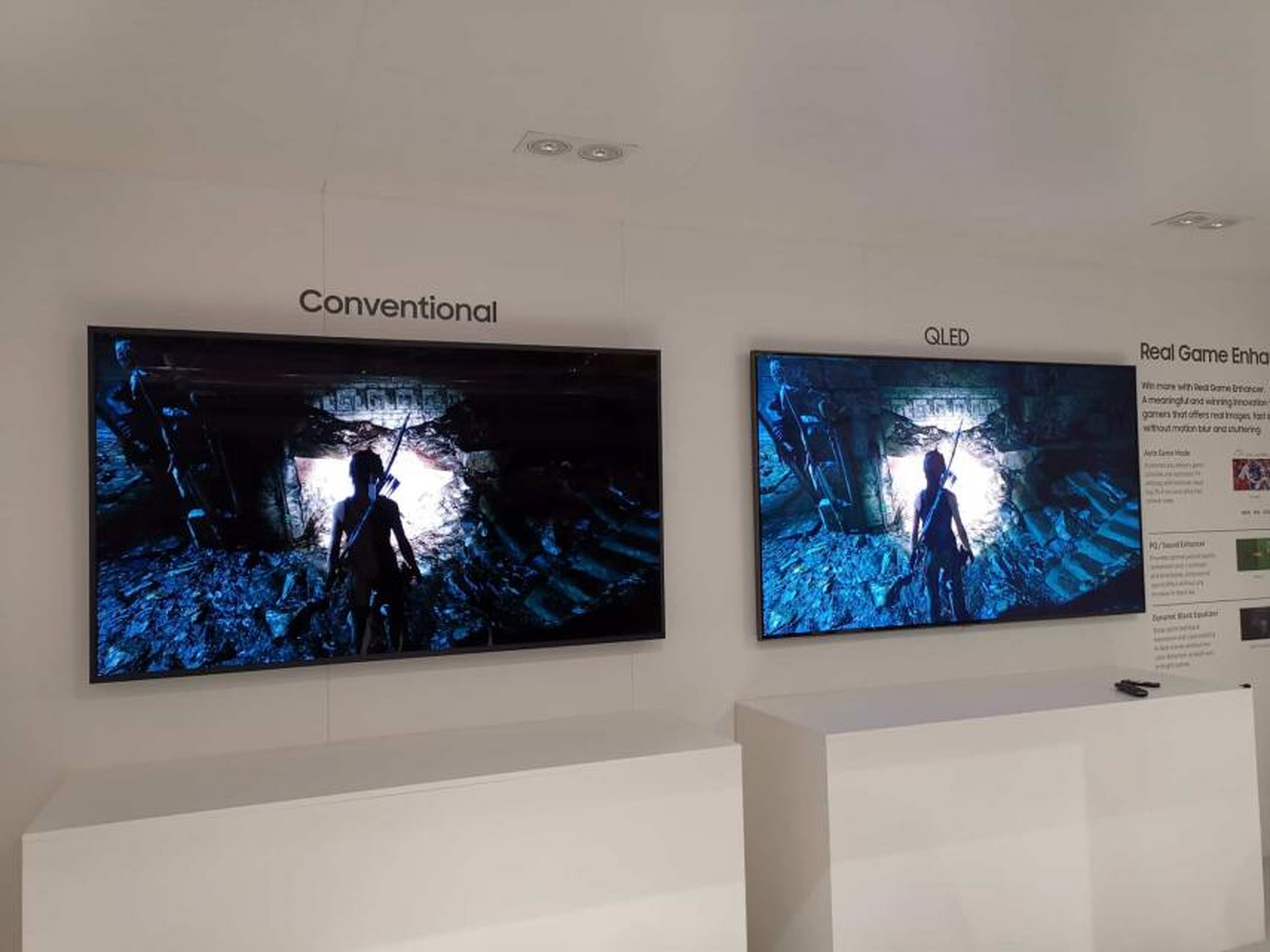 Samsung QLED vs TV convencional