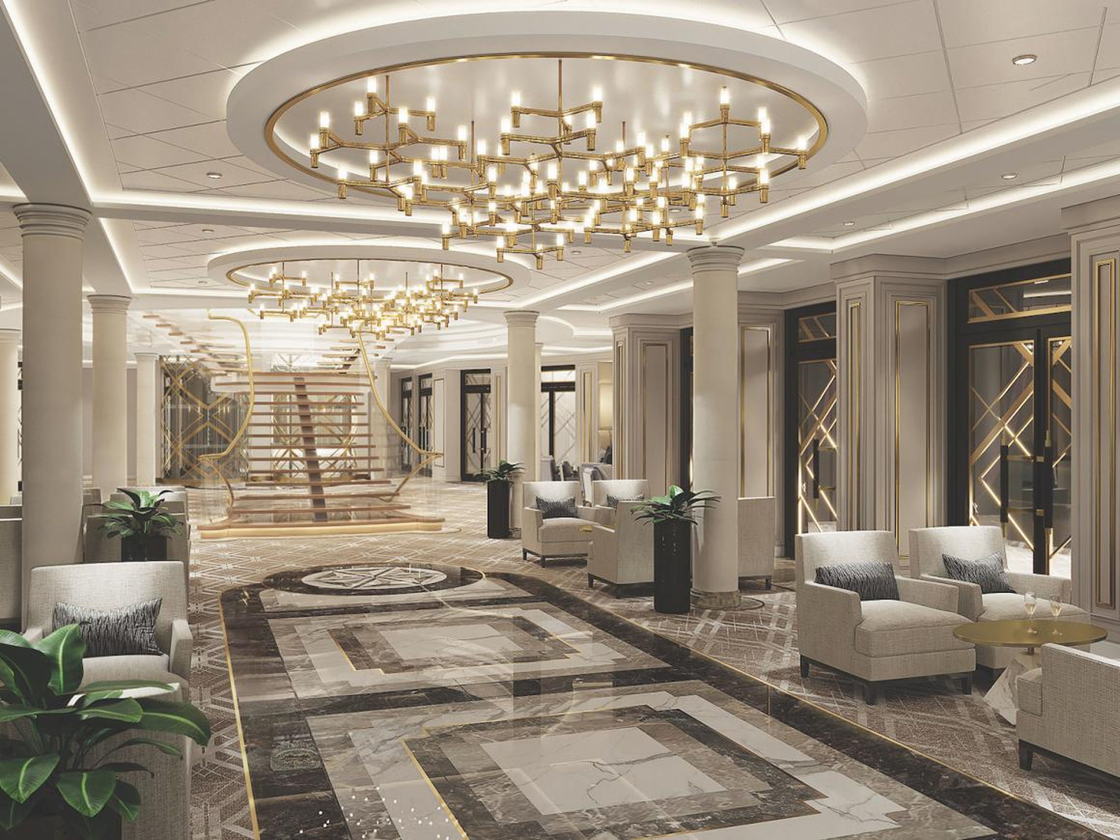 The rest of the Seven Seas Splendor will also be luxurious.