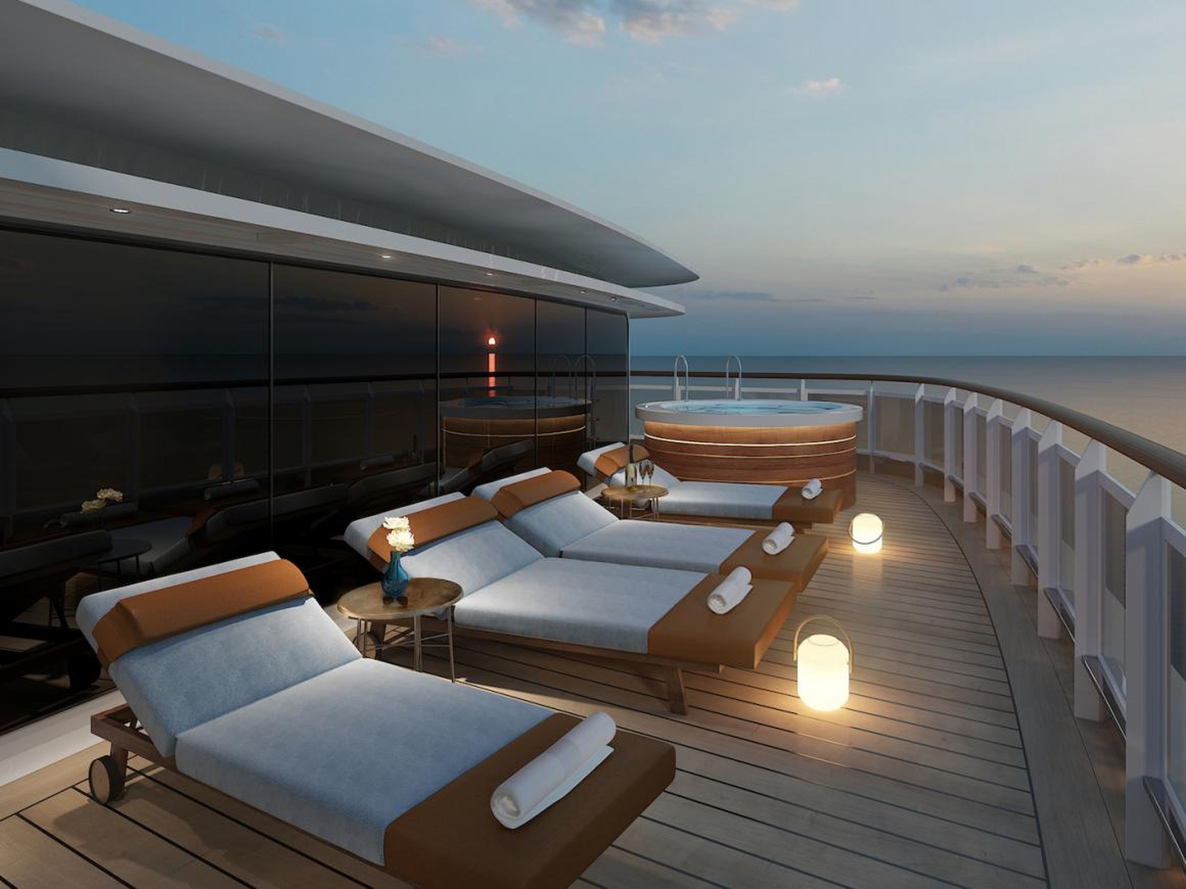 The suite will also have a 1,300 square-foot veranda.