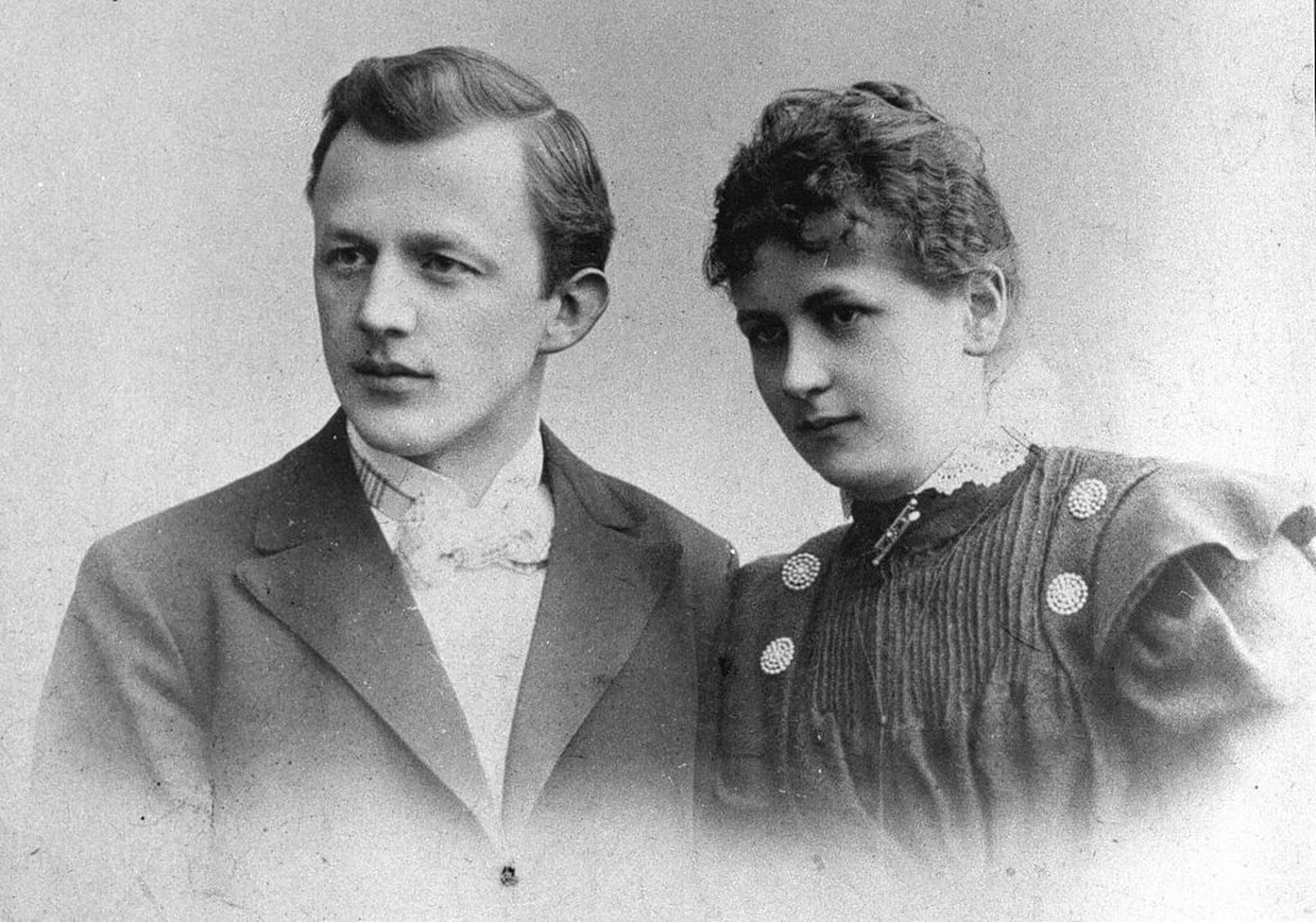 Melitta junto a su marido Hugo Bentz.