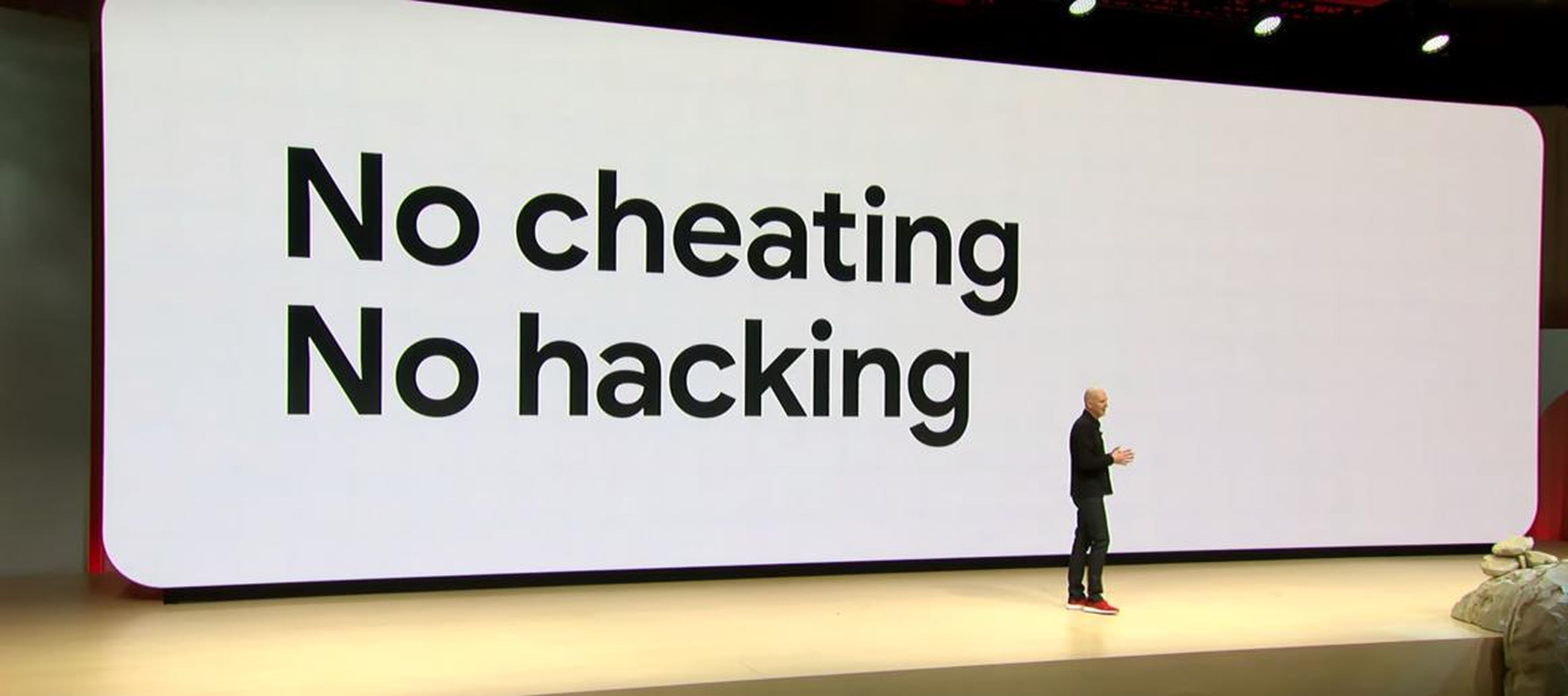 6. Google promete que no habrá tramposos ni hackeos
