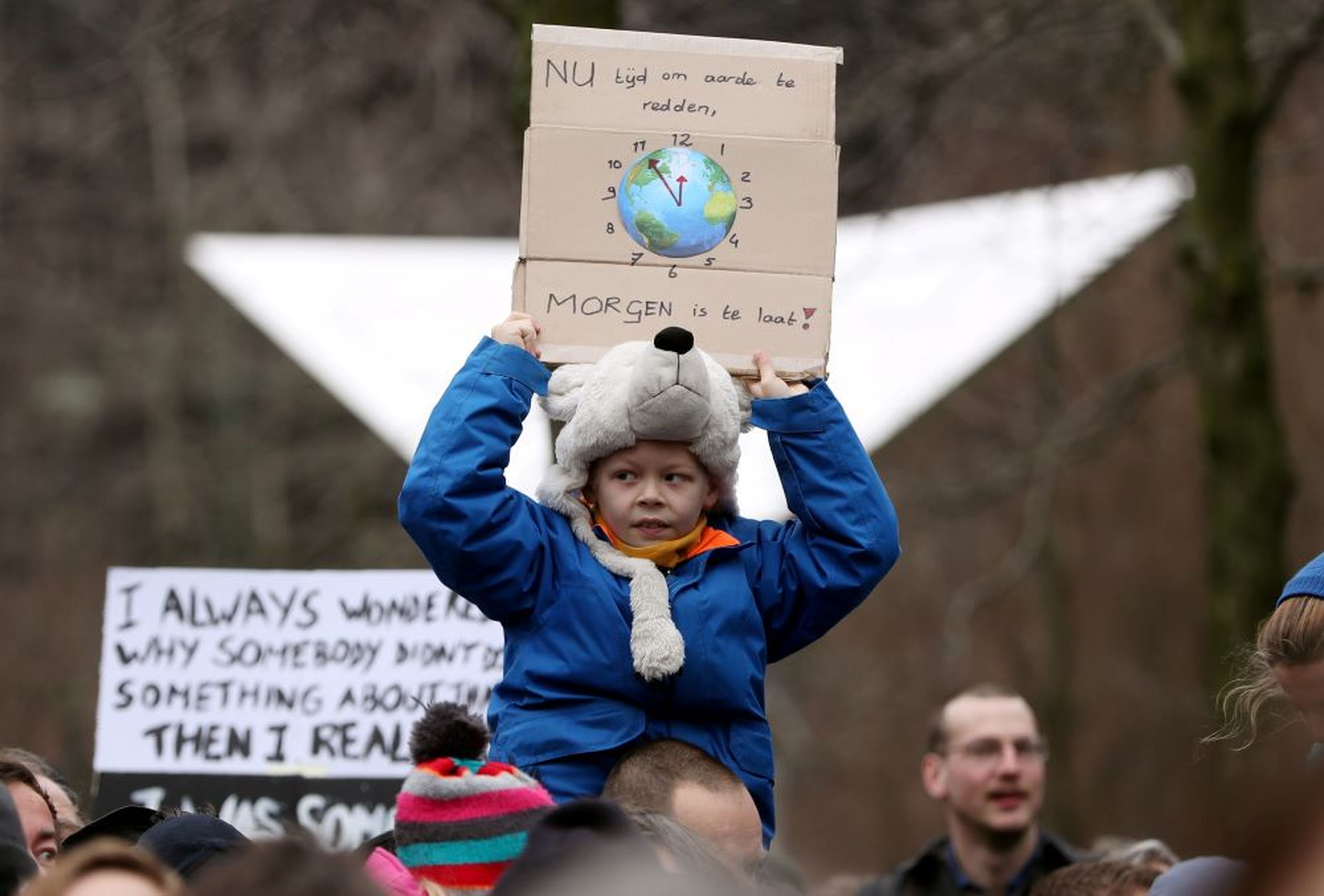 Huelga por el clima en Bruselas