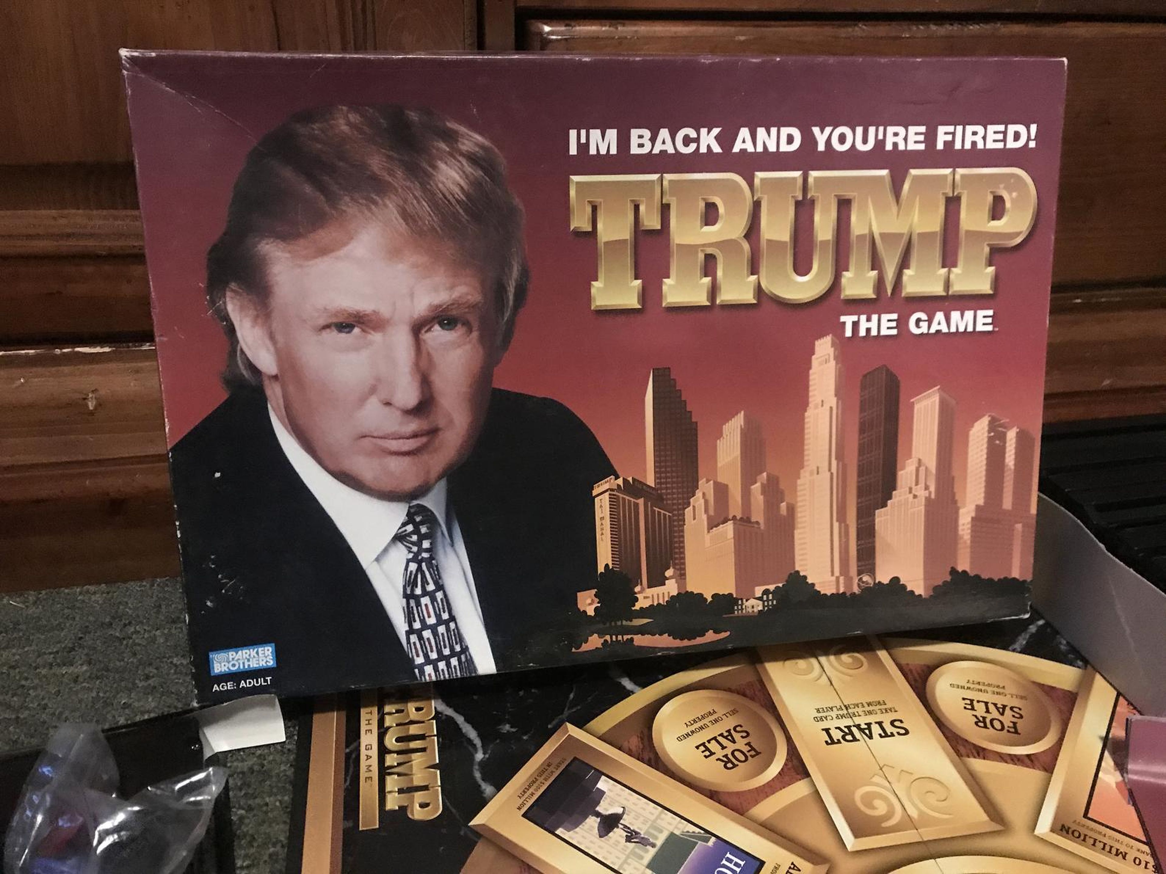 El juego de mesa de Donald Trump.