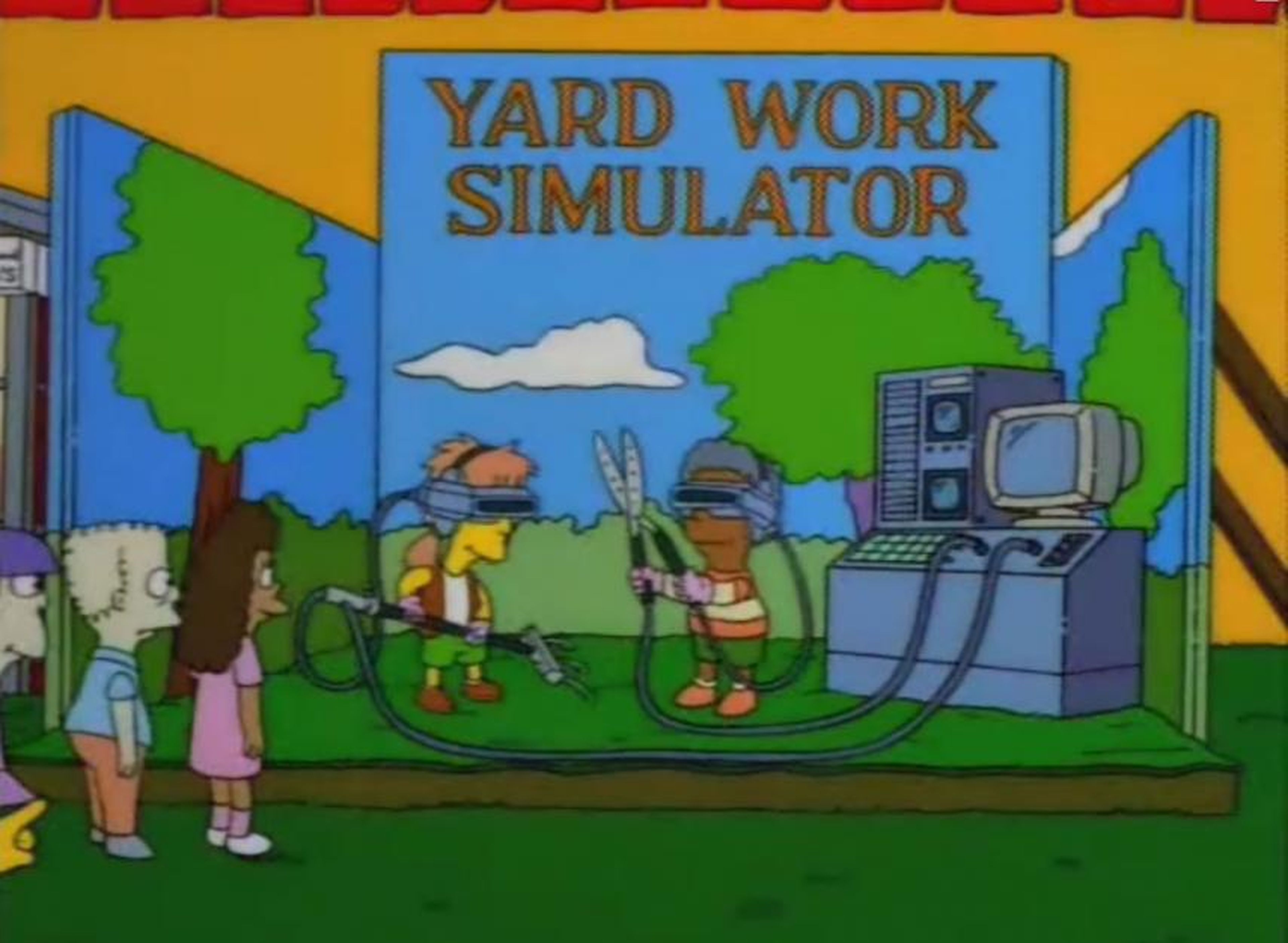 La granja virtual de Los Simpson.