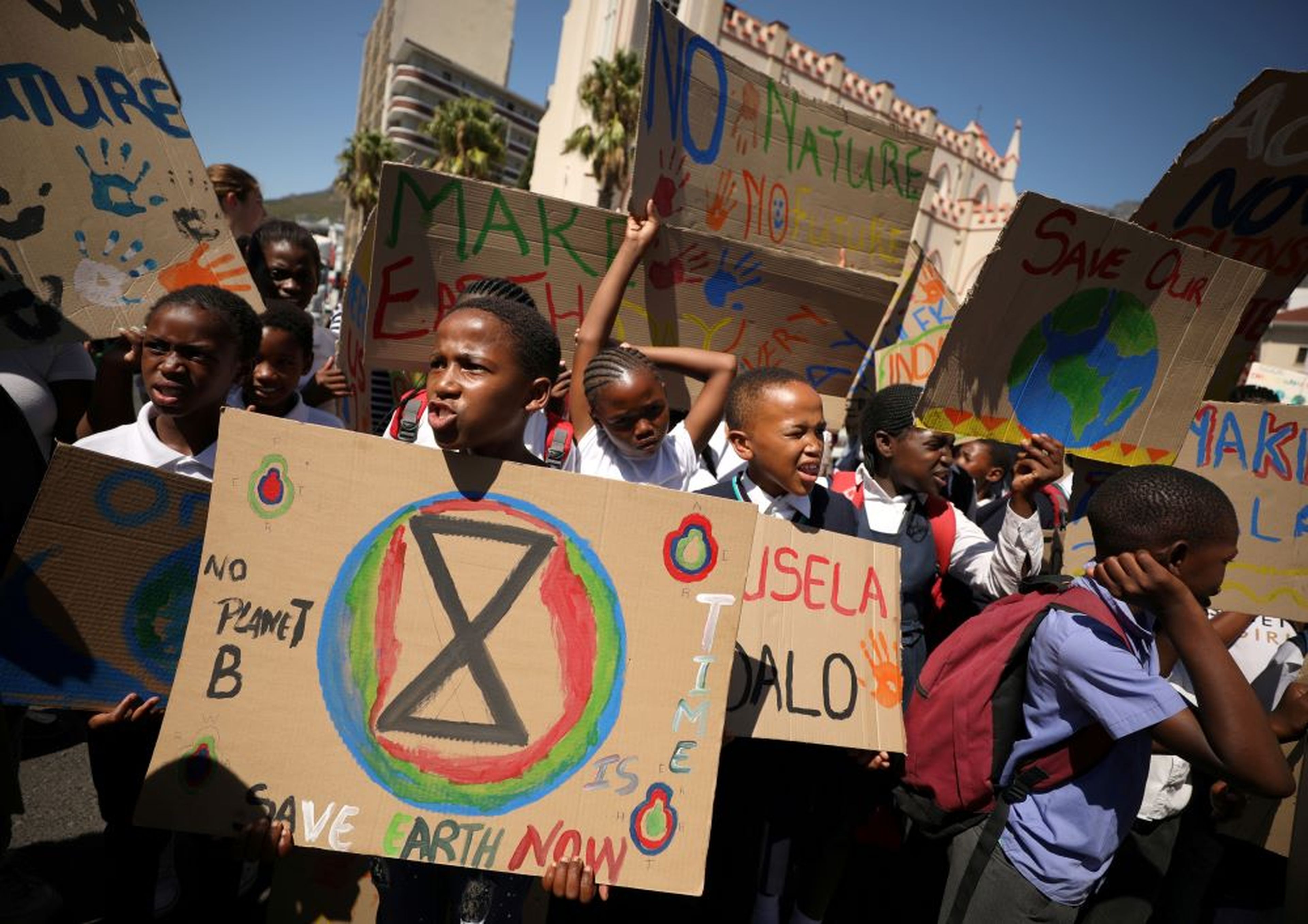 Huelga por el clima en Sudáfrica