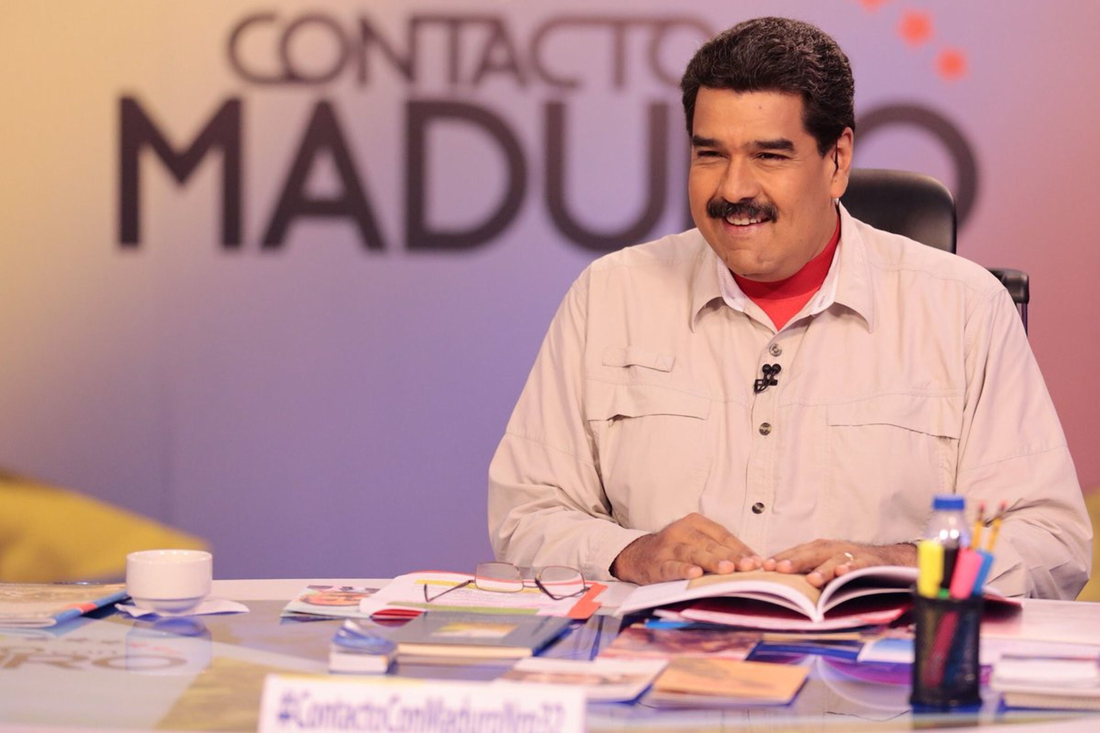 Un momento del programa En contacto con Maduro.