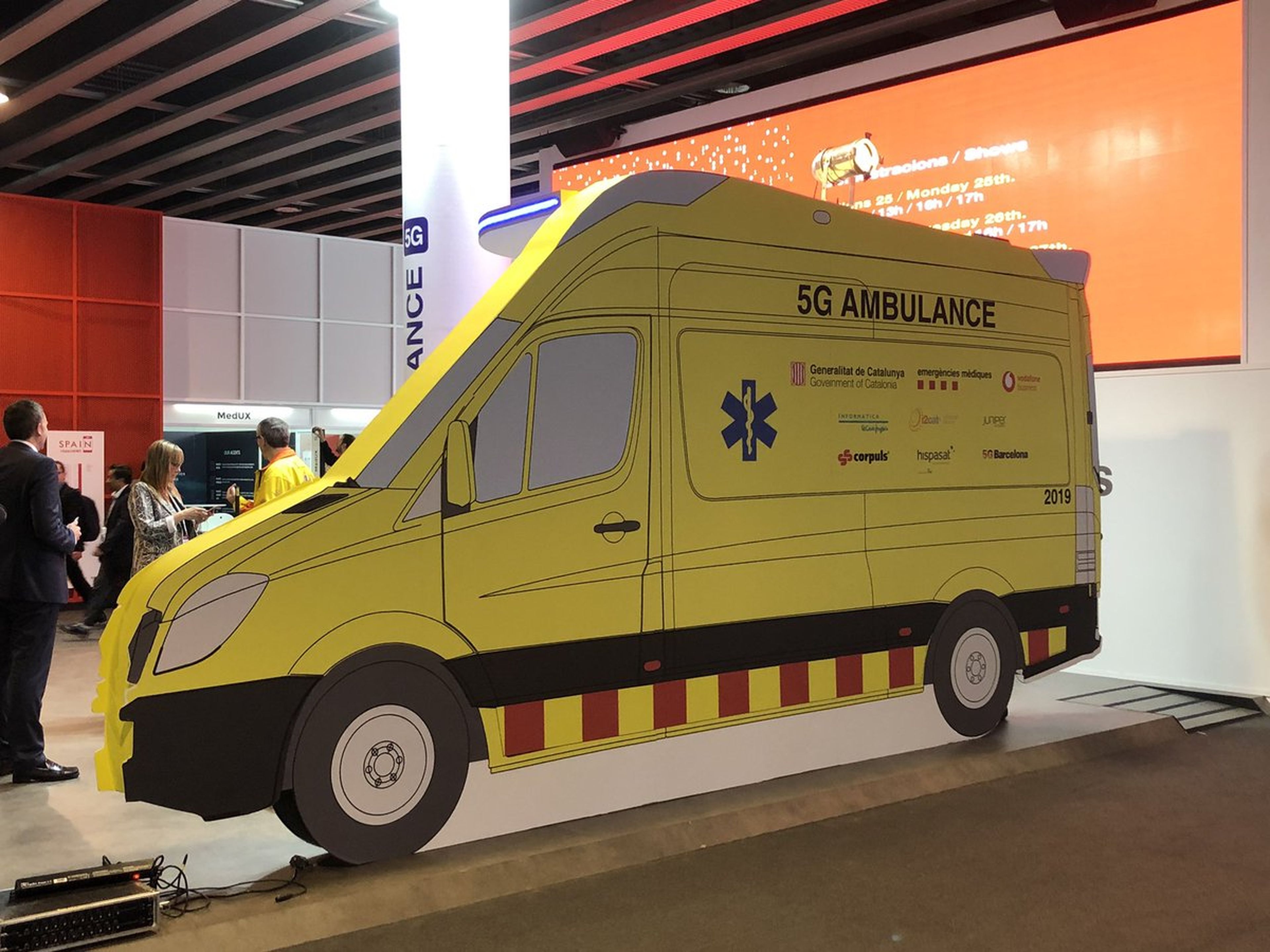 Una ambulancia 5G.