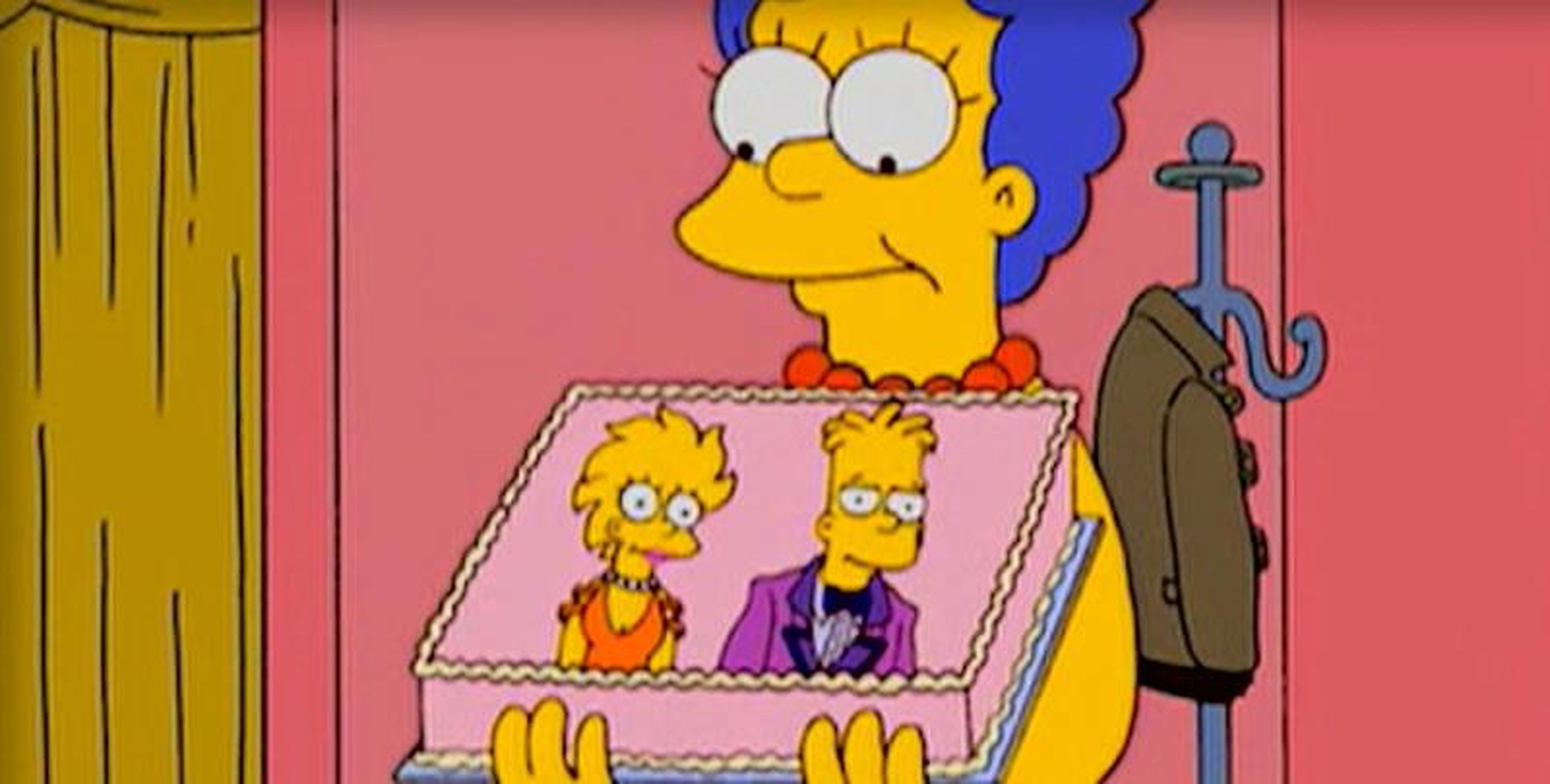 Una tarta impresa en 3D en Los Simpson.