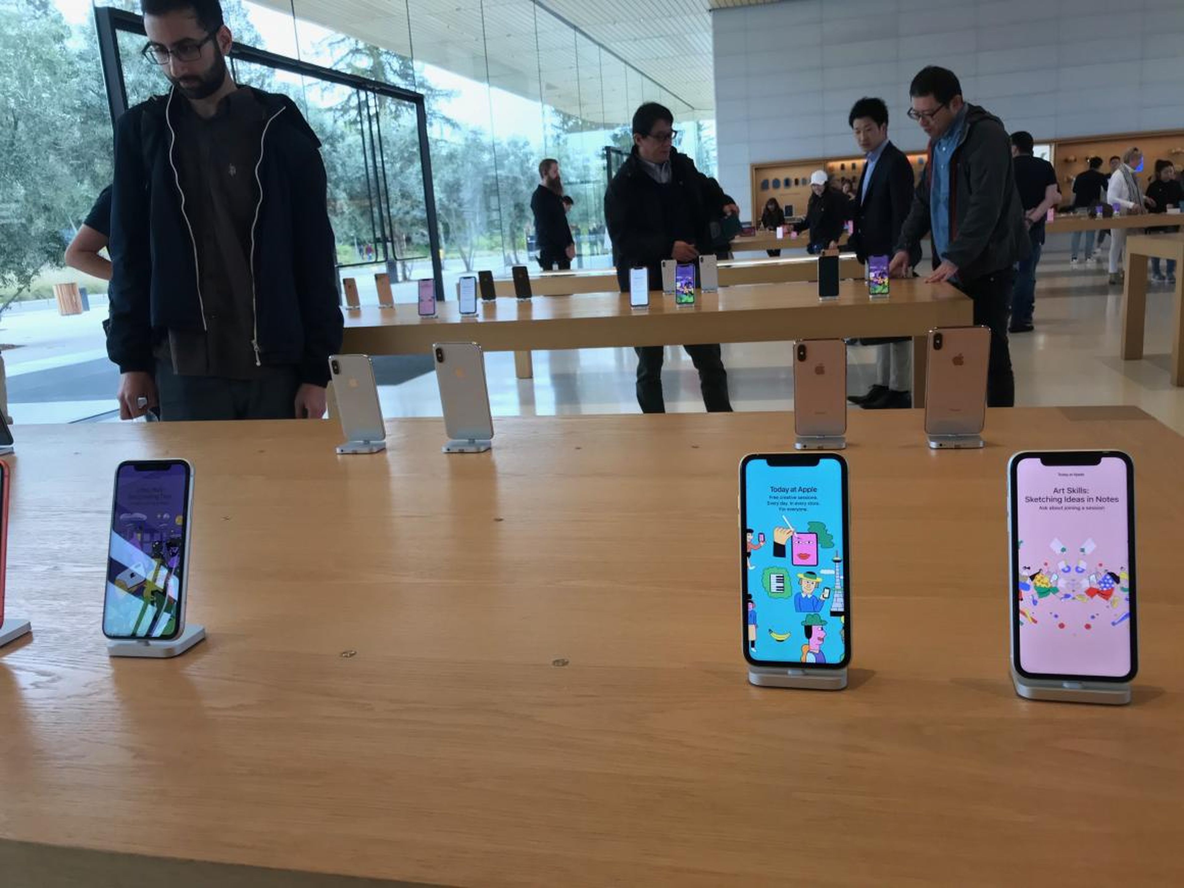 iPhone en Apple Park