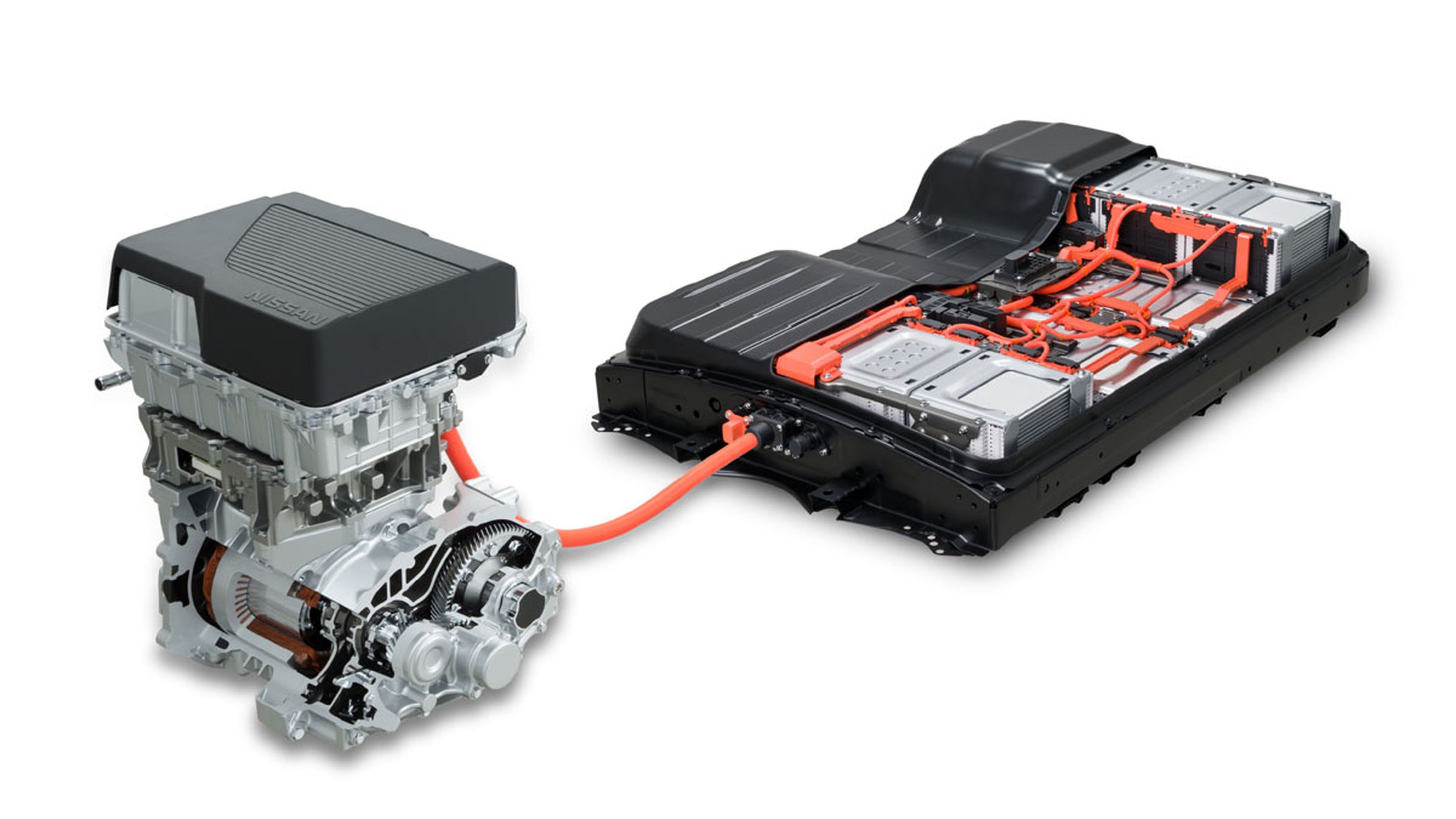 Las baterías de 62 kWh de capacidad del Nissan Leaf