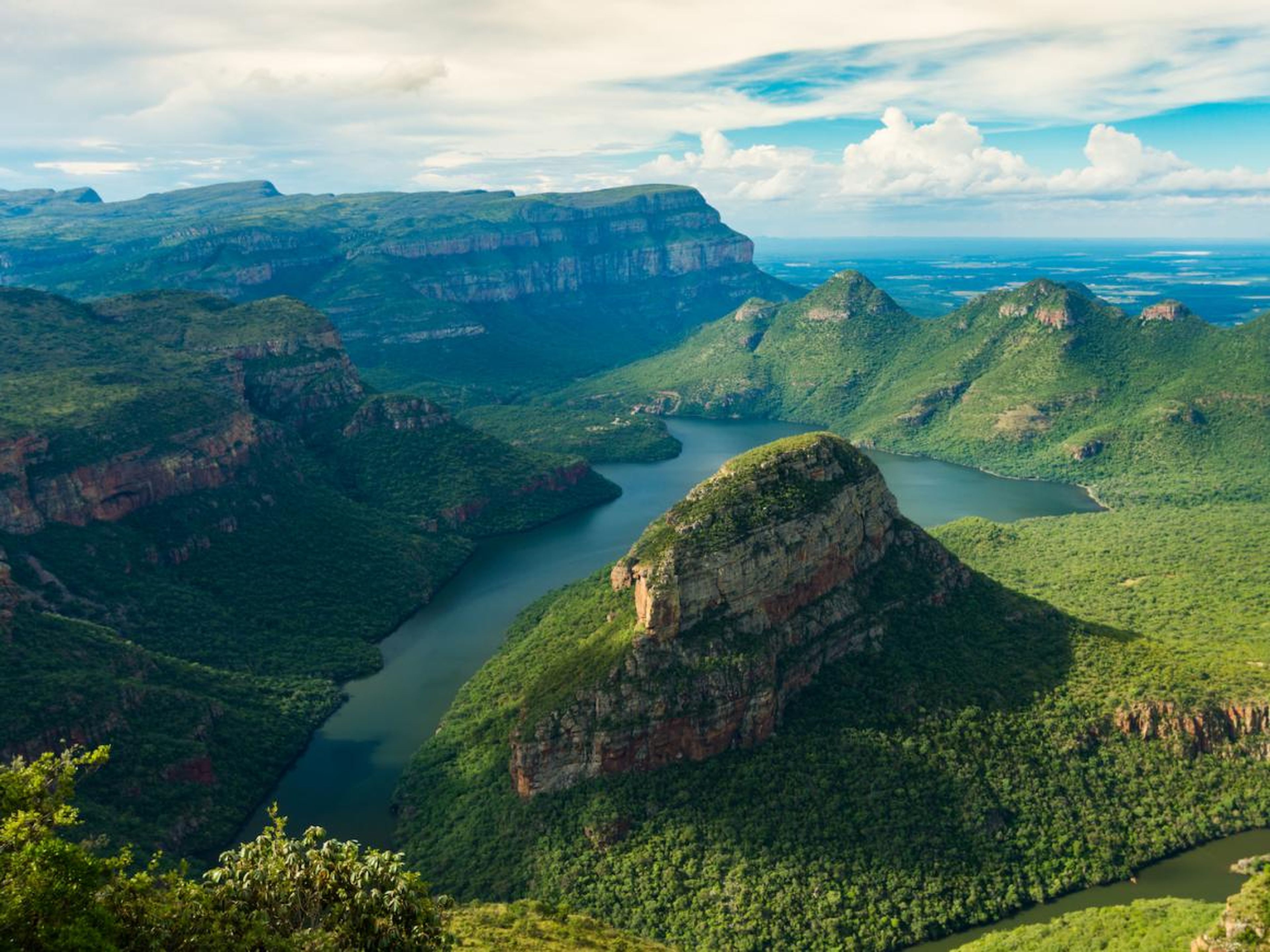 El cañón del río Blyde, Sudáfrica