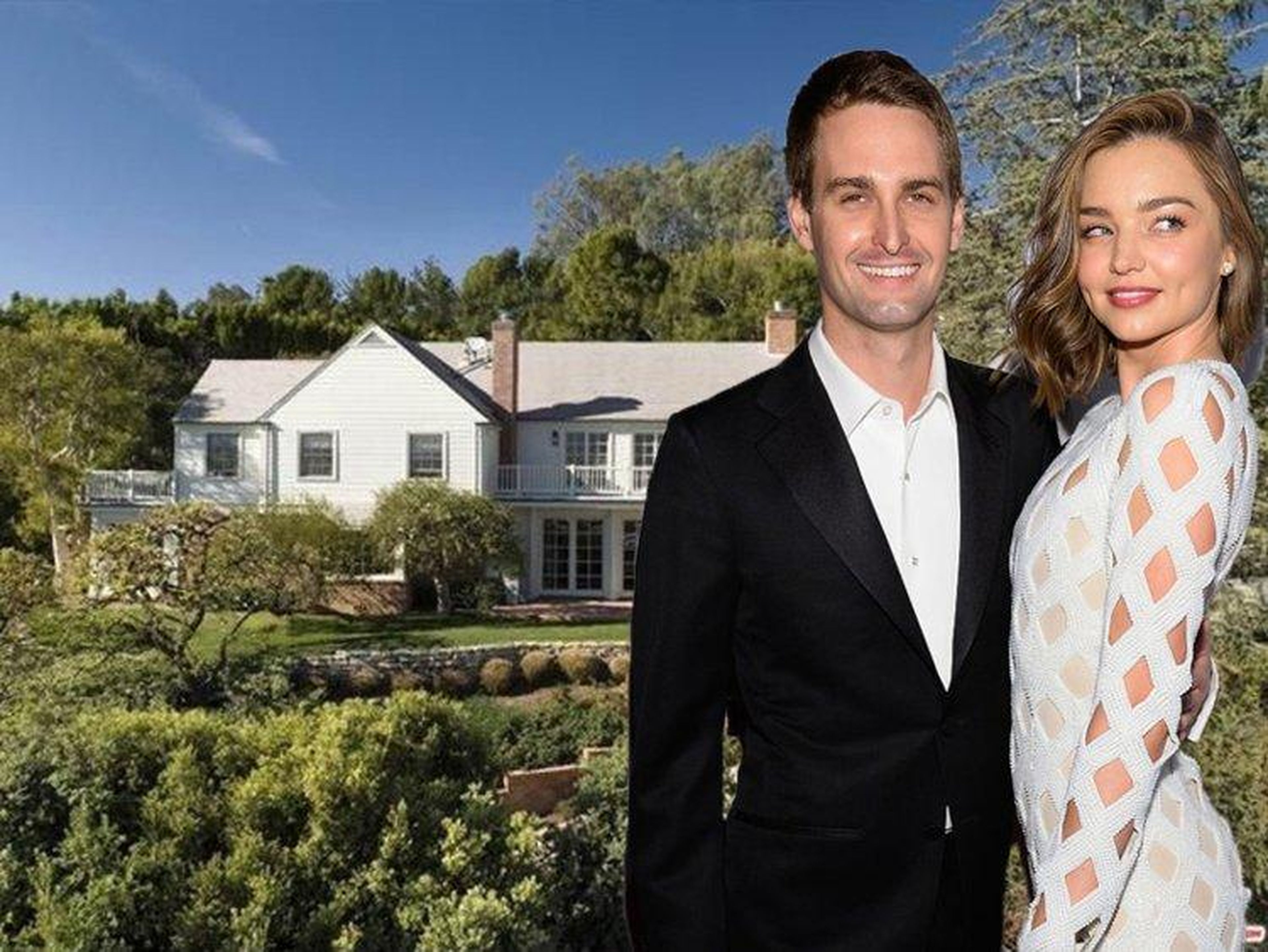 Evan Spiegel also lives in California. He purchased the Los Angeles house he shares with Miranda Kerr, his wife, in 2016 for $12 million, or $12.6 million adjusted for inflation. That's 0.57% of his $2.2 billion net worth.