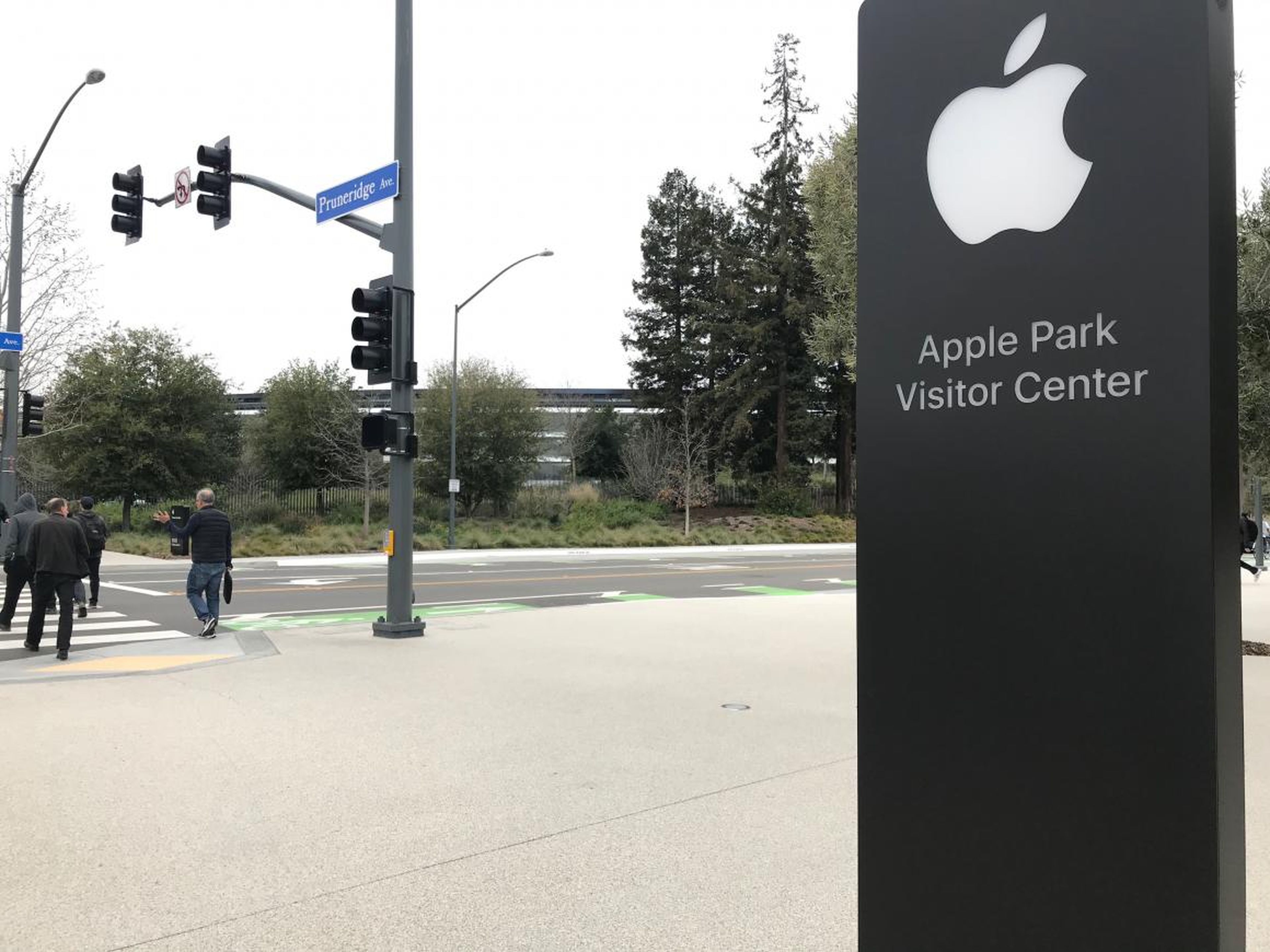 Apple's visitor center is right across the street from Apple Park, spaceship headquarters.