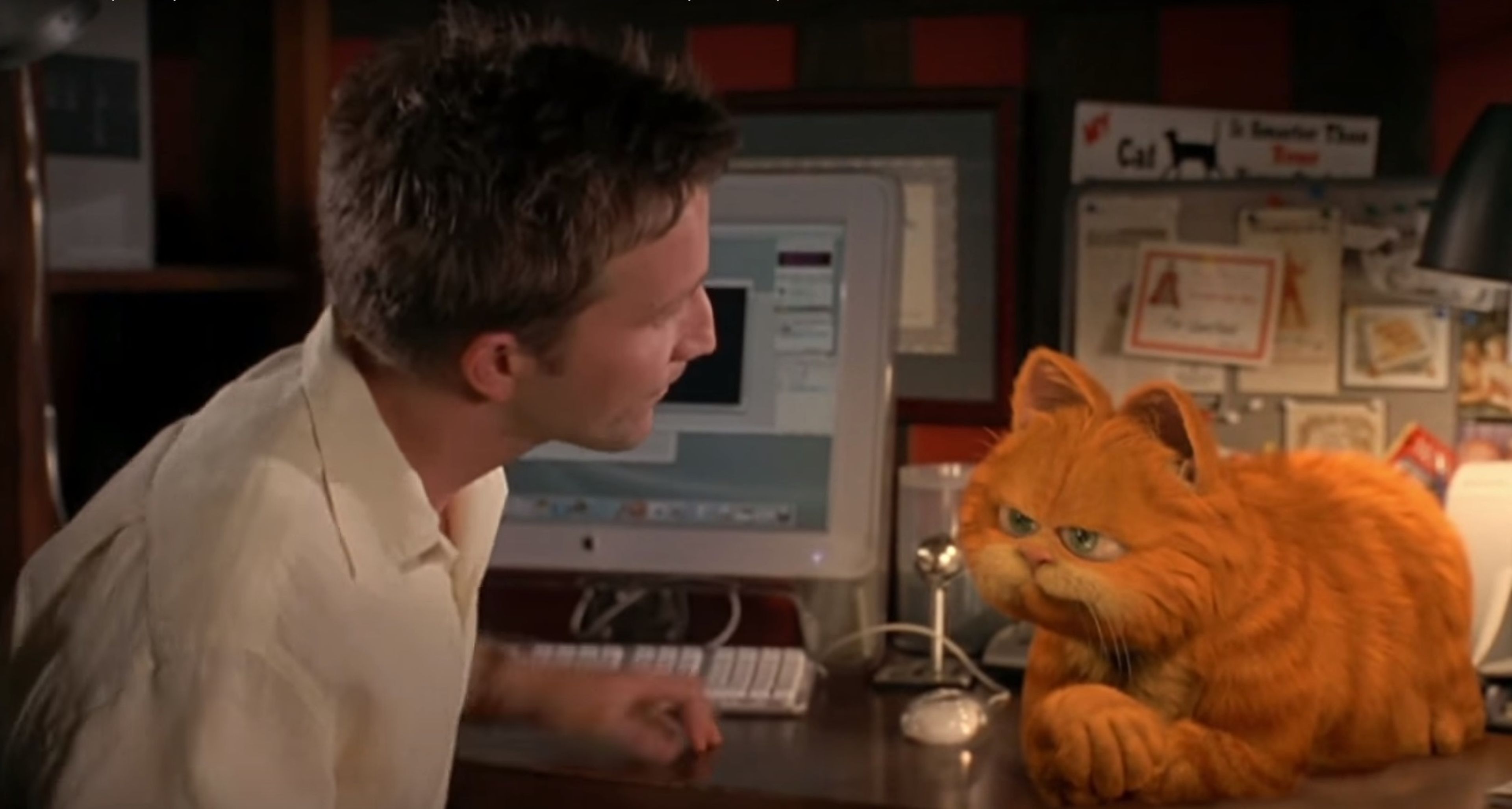 Fotograma de la película Garfield.