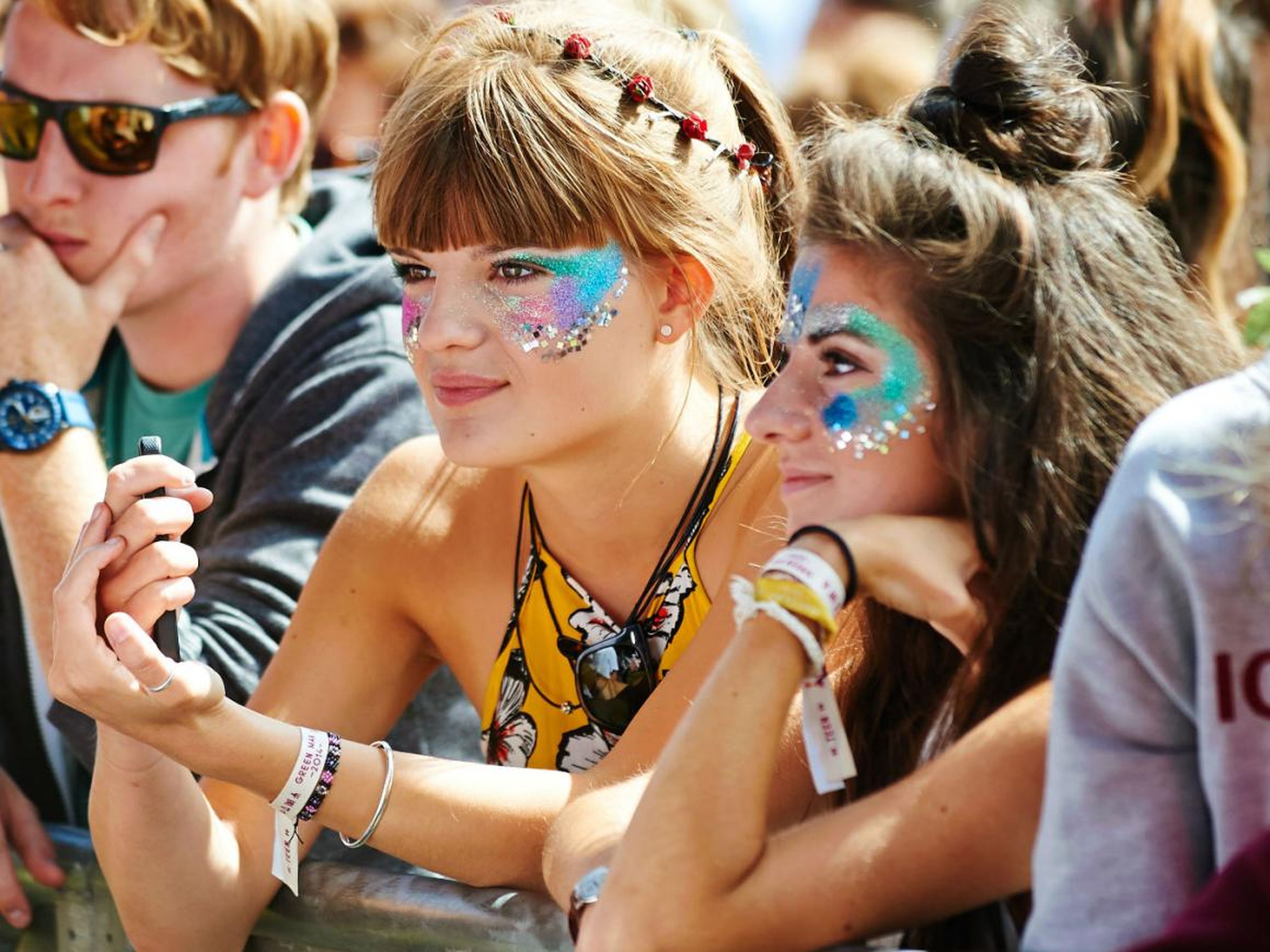 Glitter was banned from many festivals in the UK in 2018.
