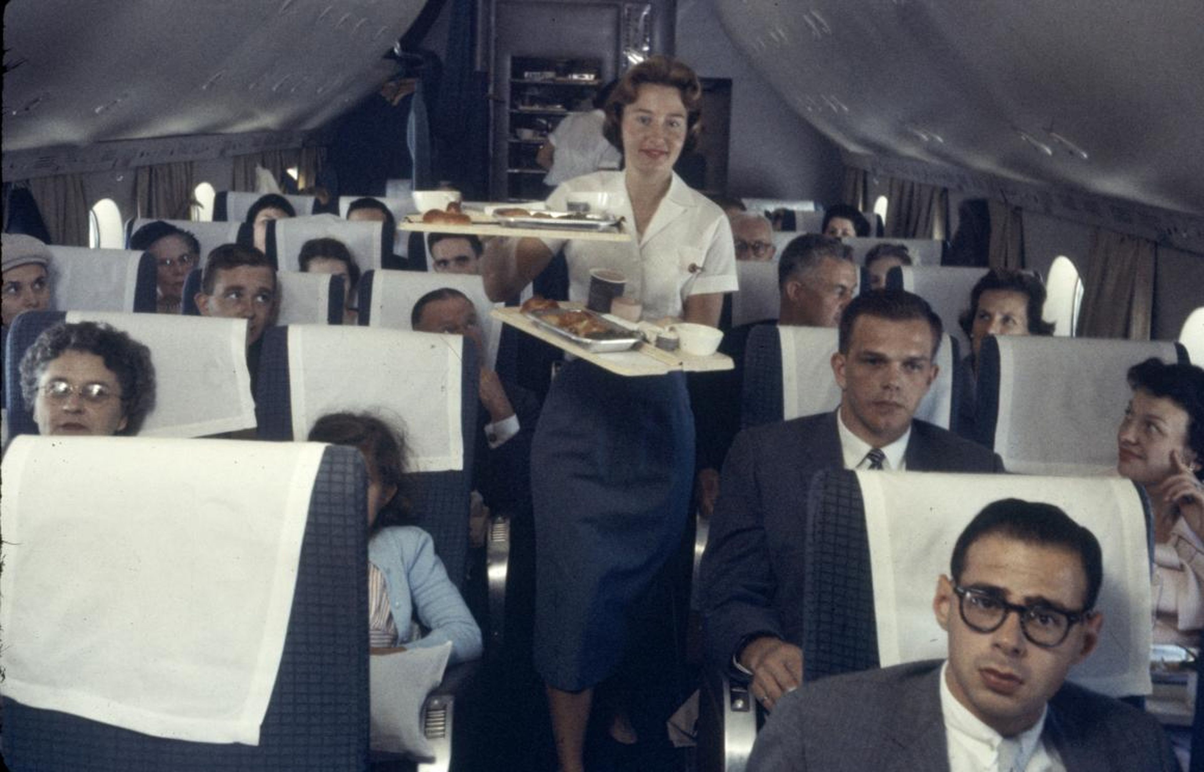 Let's talk about food. During the golden age of air travel, in-flight meals were the norm.