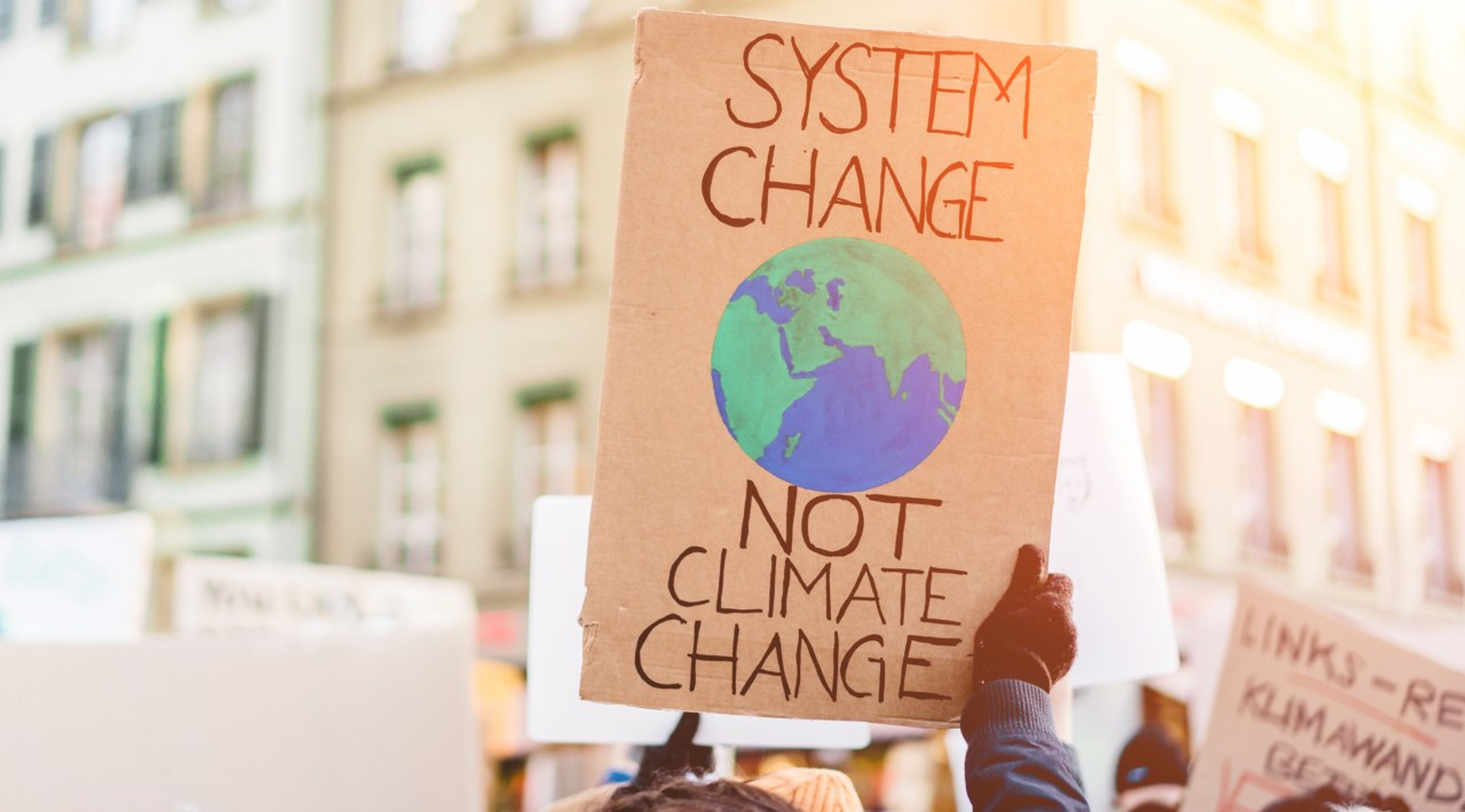 Una manifestación contra el cambio climático en Alemania