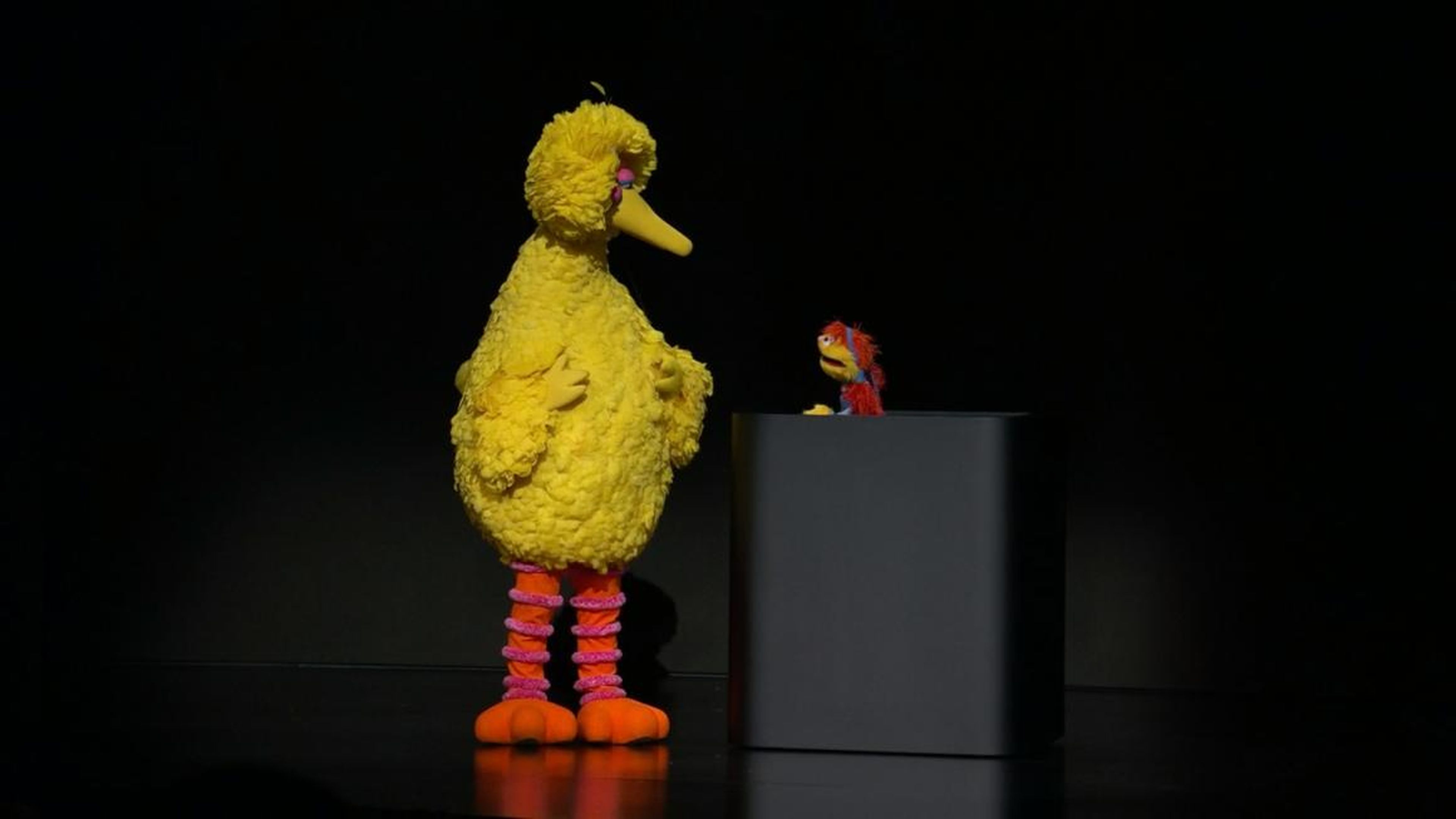 Muppets Big Bird and Cody from "Sesame Street" introduced a brand-new pre-K show called "Helpsters," which uses the logic of coding to help children solve problems.
