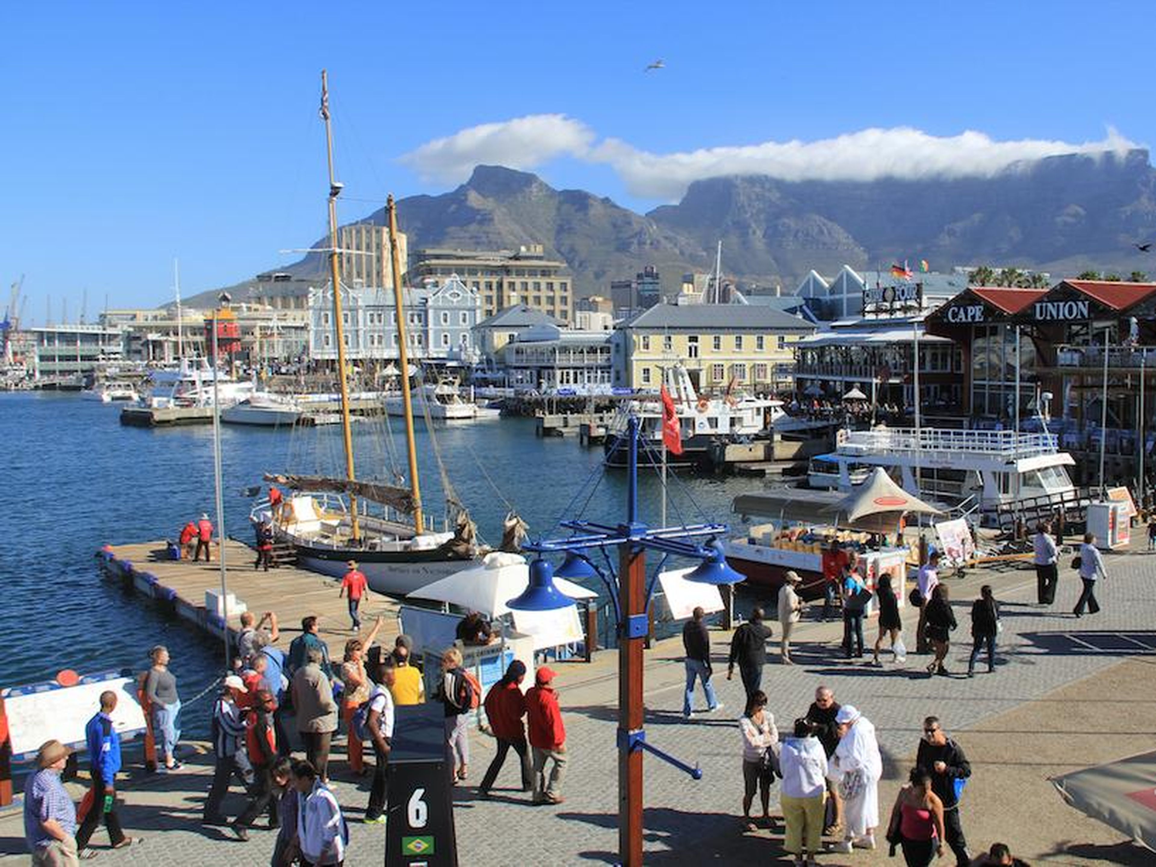 The trip from Cape Town's port takes approximately six days, and the ships leave on an inconsistent schedule — sometimes they set sail multiple times per month and sometimes they skip a month entirely.