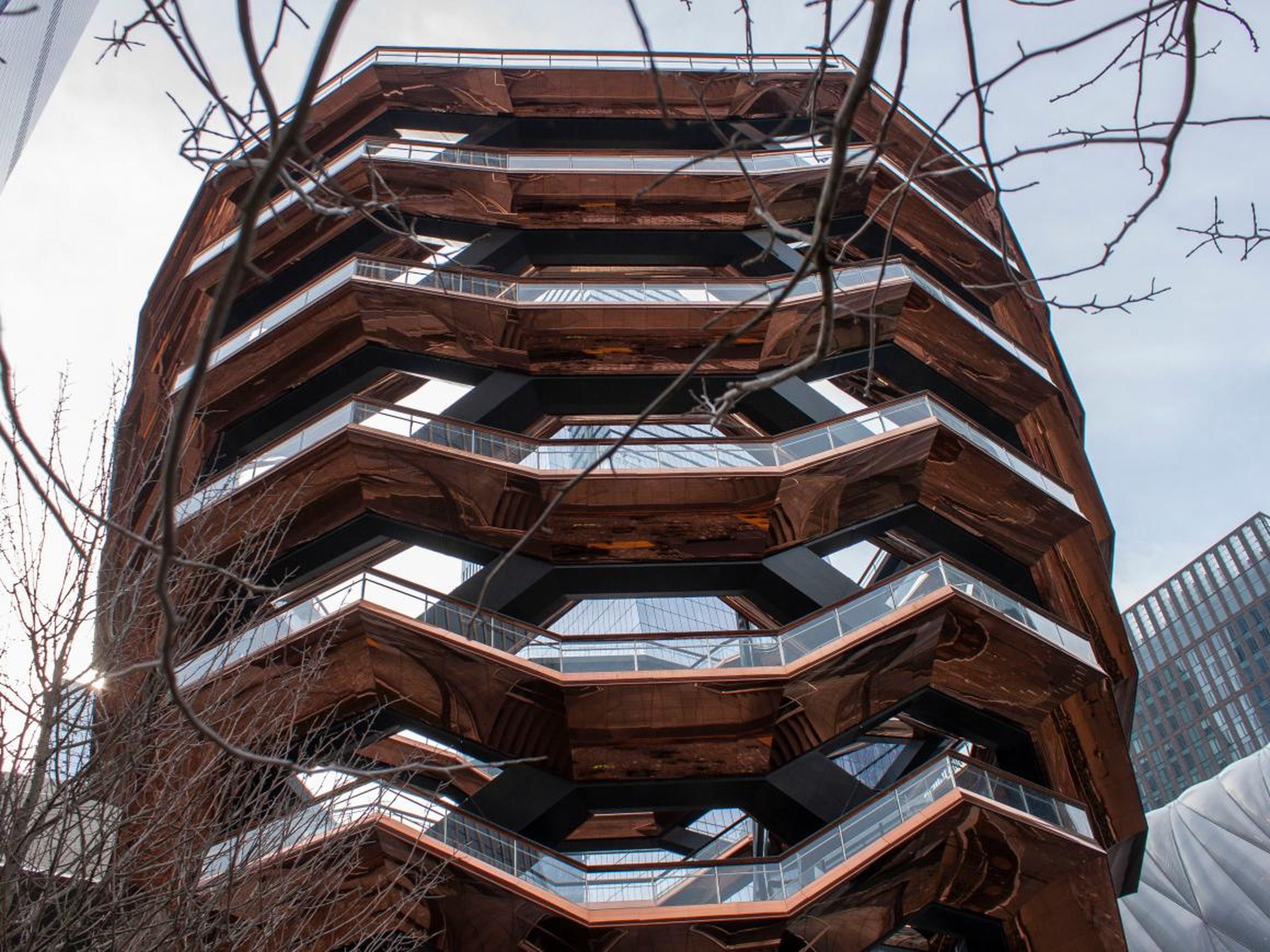 Vessel is a 150-foot tall climbable sculpture that cost $200 million to build.