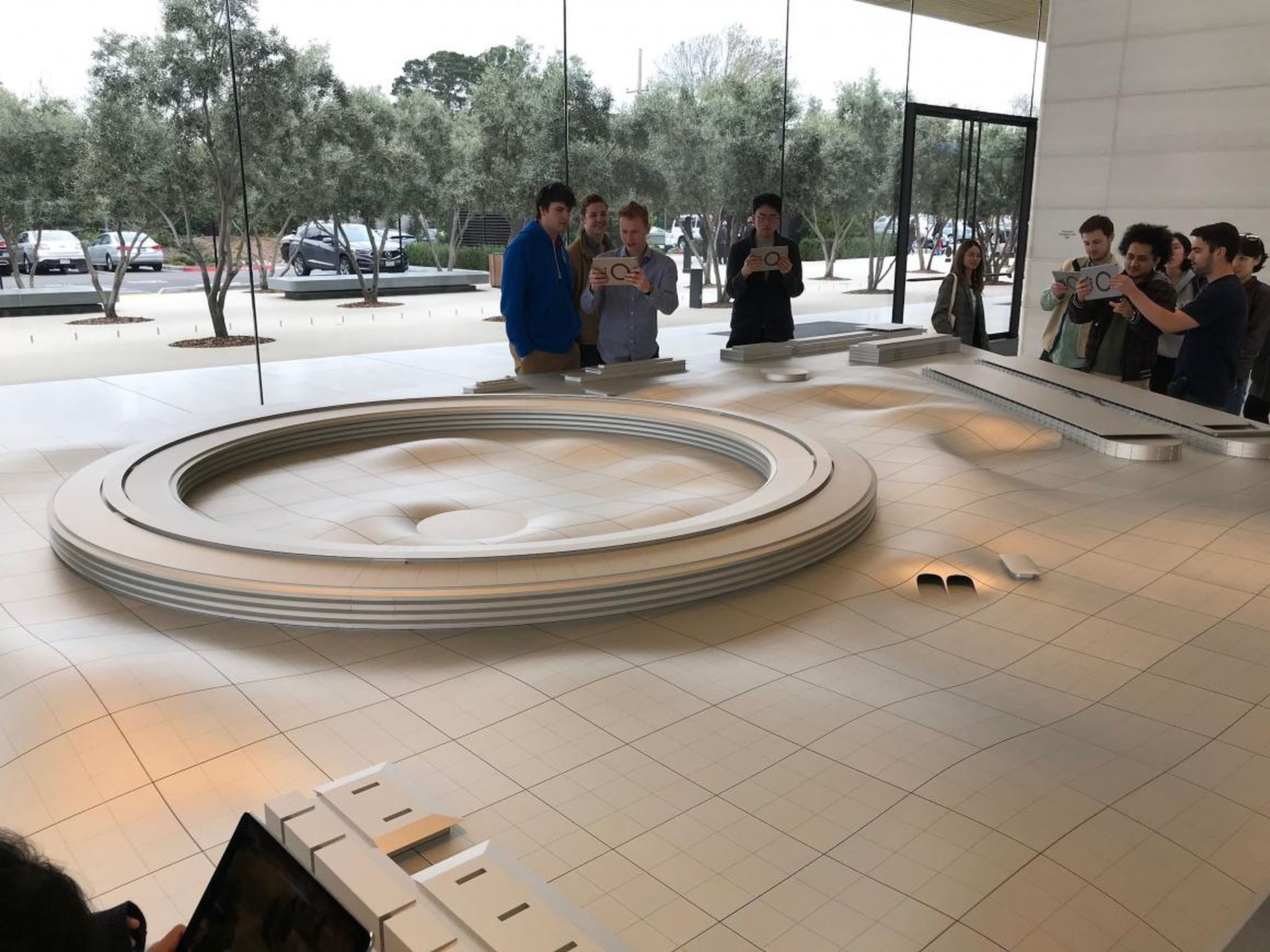 Modelo a escala de la nave espacial de Apple