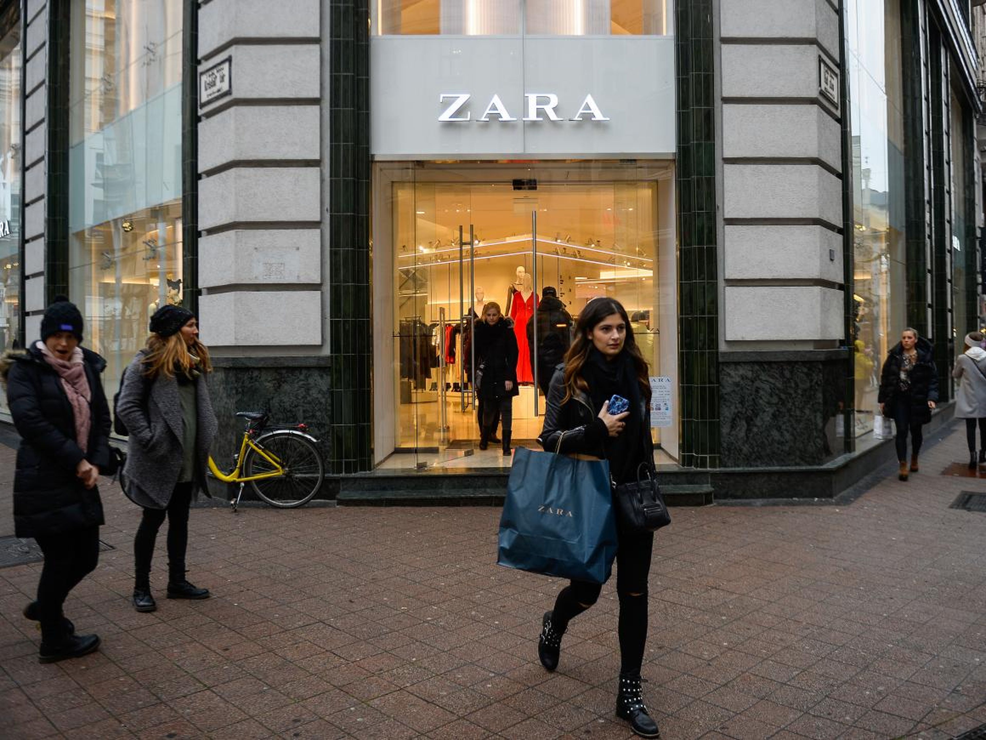 Una tienda de Zara en Hungría.