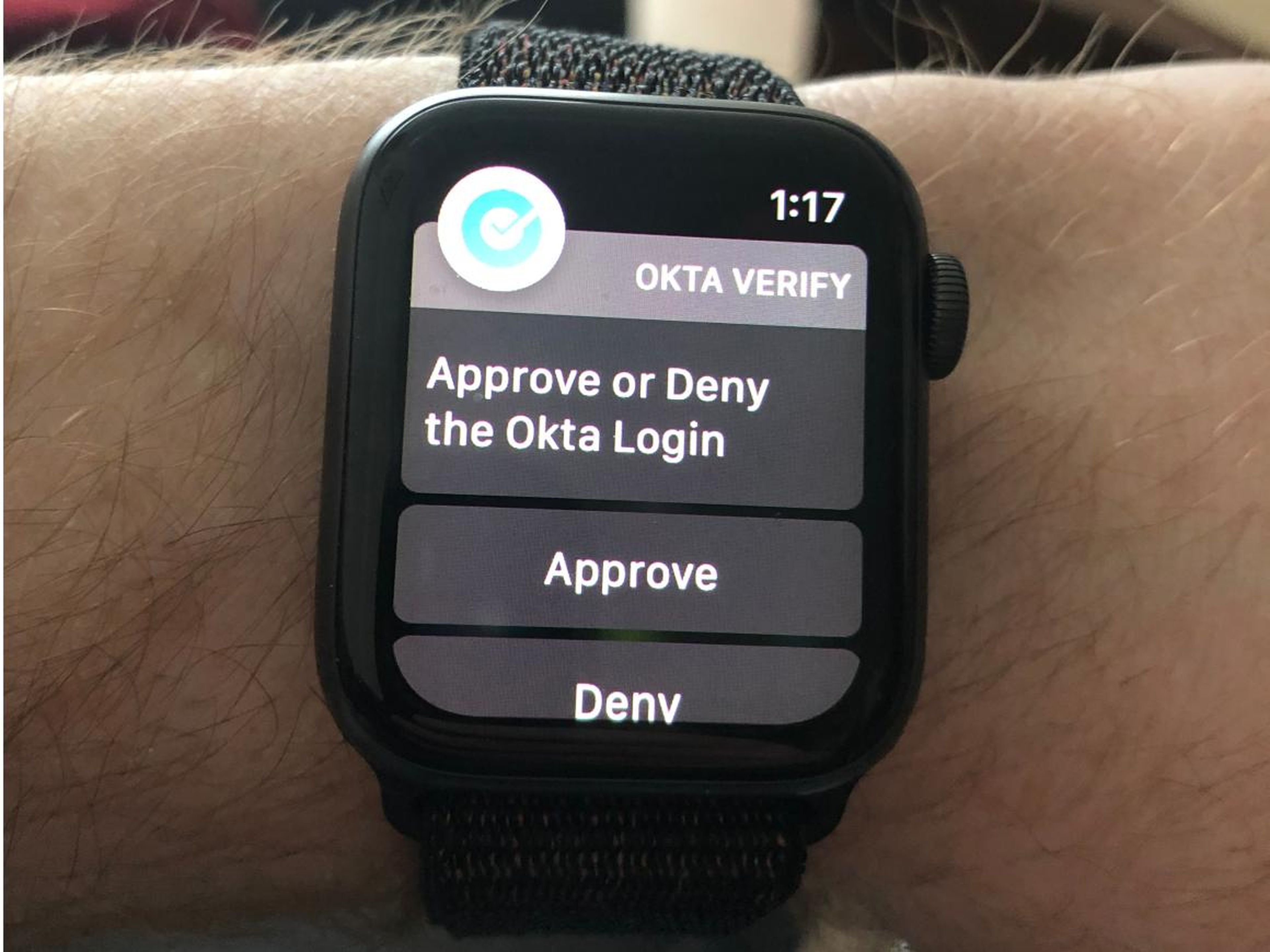 14. Your Apple Watch can "approve" apps that need to verify your identity.