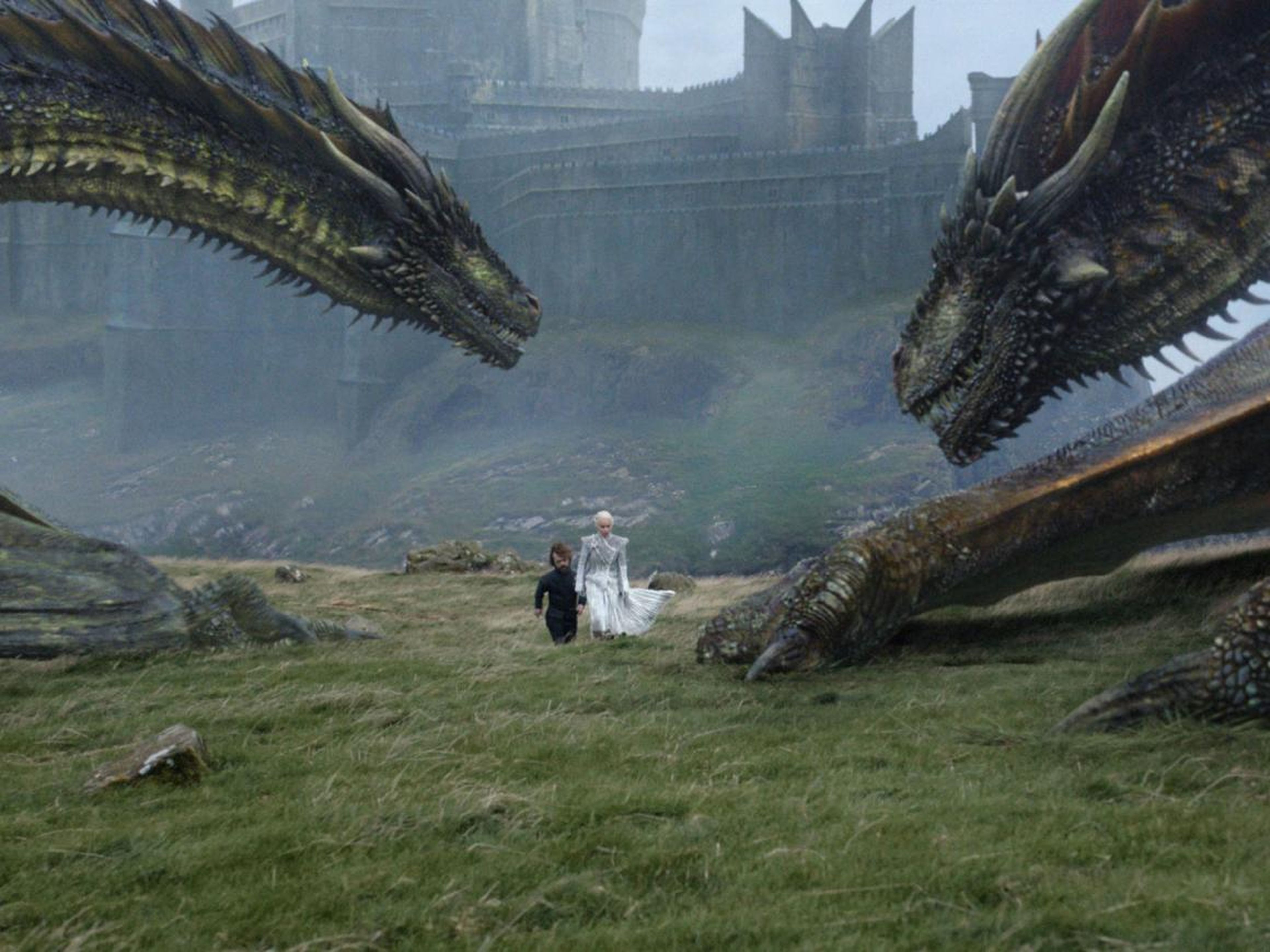 Daenerys lost one of her dragons, Viserion, last season.