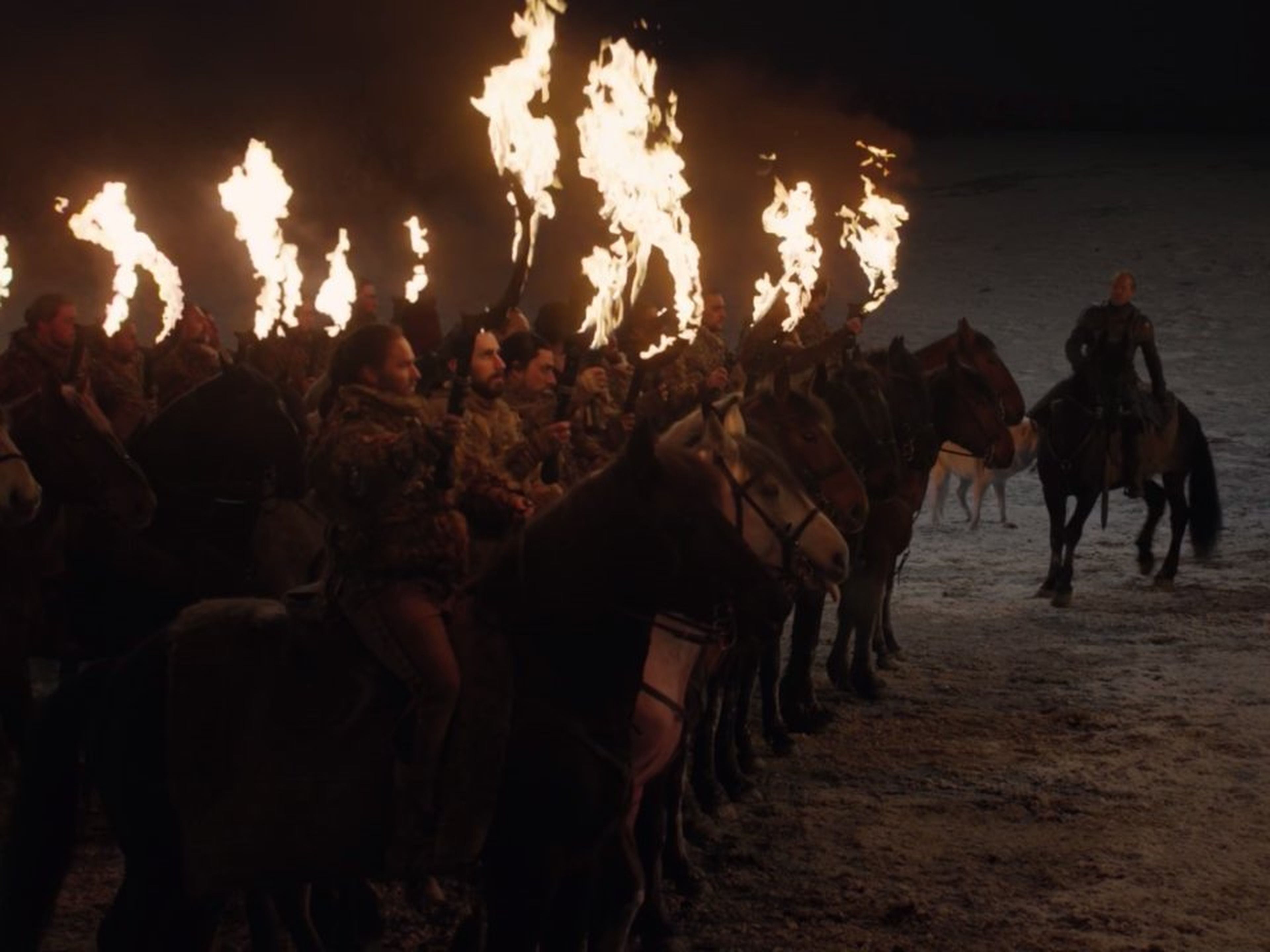 Las espadas de los Dothrakis se encendieron antes de la batalla