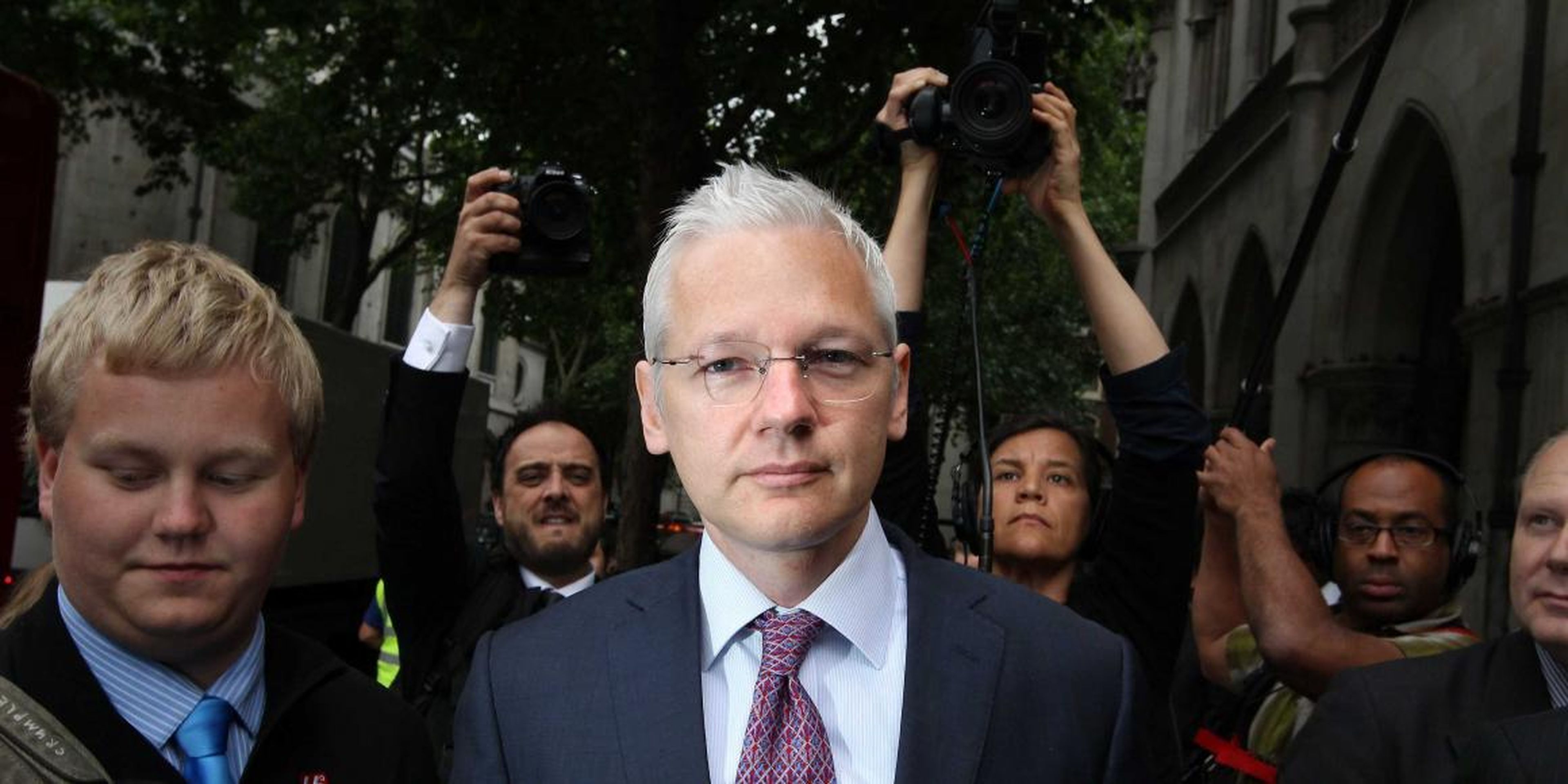Ecuadorian officials deny WikiLeaks' claim that Julian Assange is about to be kicked out its embassy in London