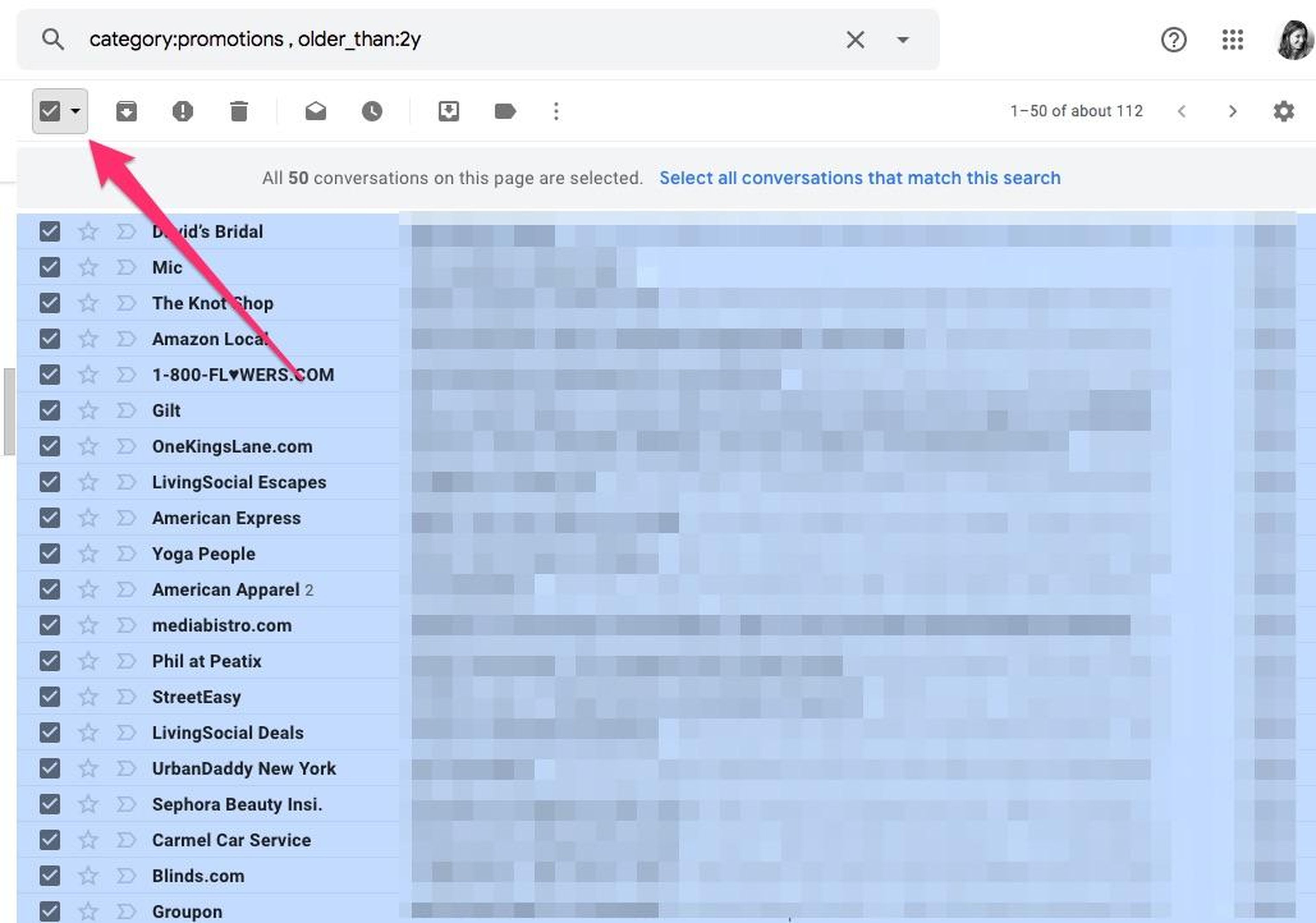 I just cleared out my Gmail using a simple trick that took only a few minutes — here's how to do it