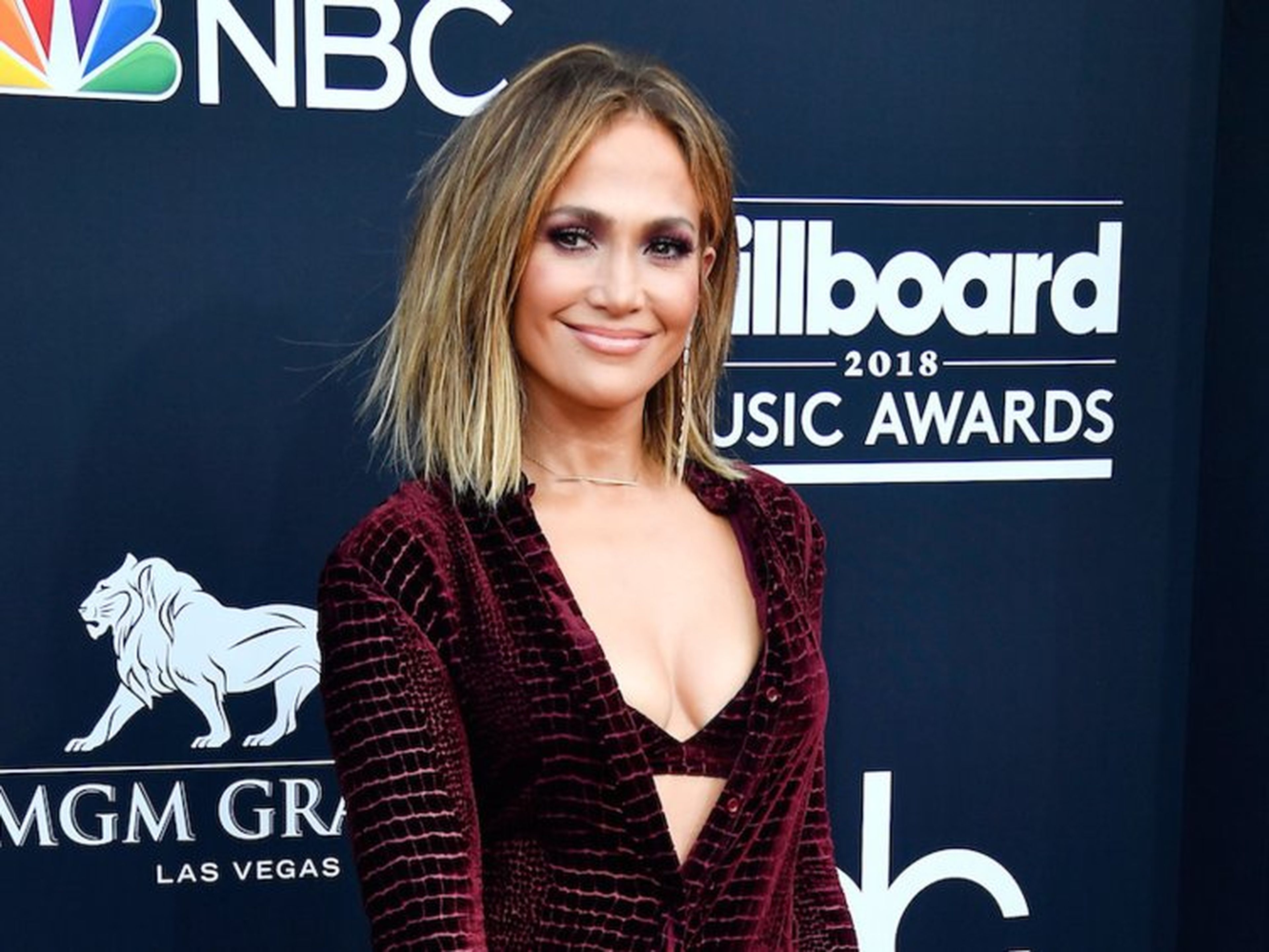 Jennifer López en los Billboard Music Awards de 2018