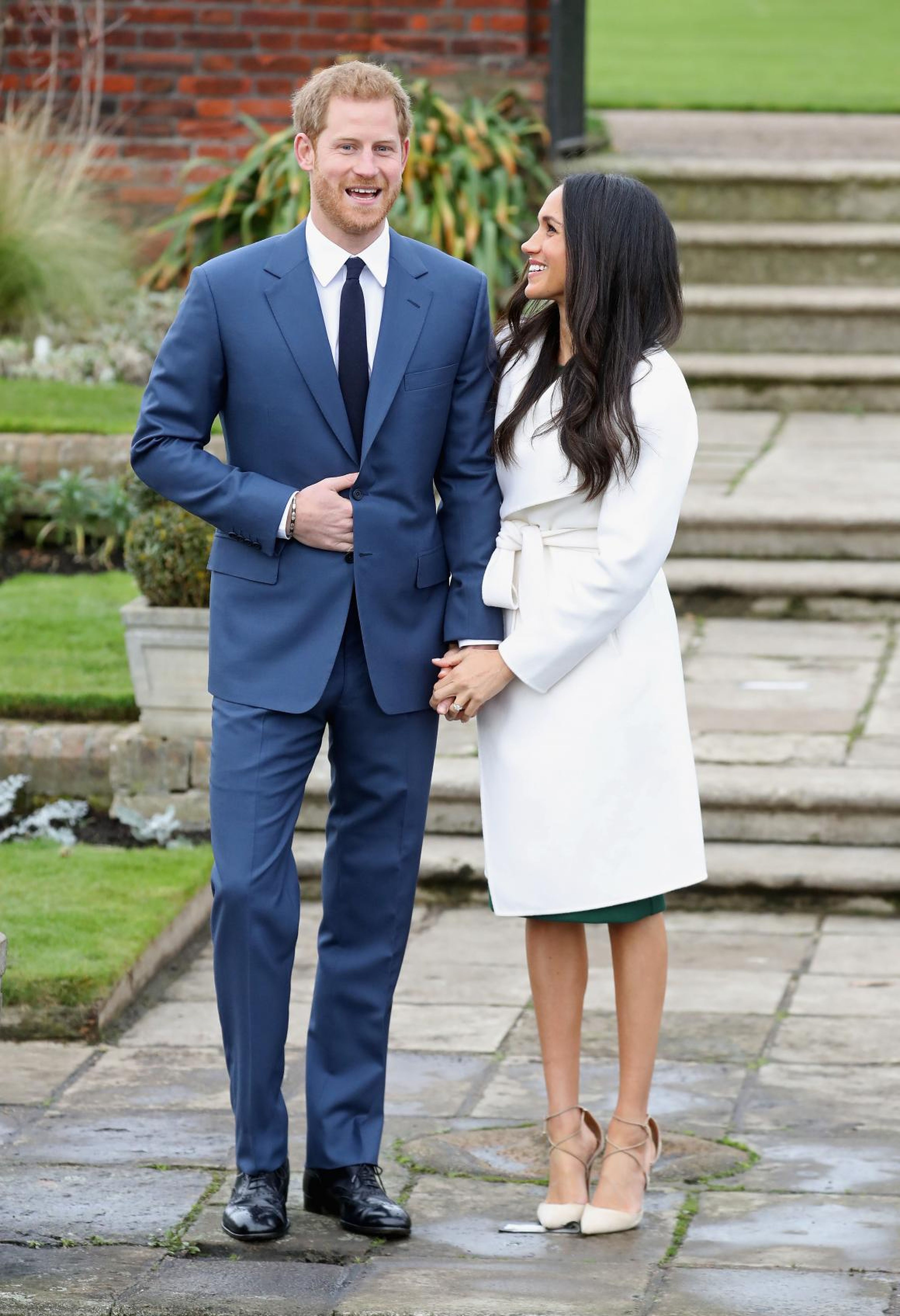El príncipe Harry y Meghan Markle en su primera visita oficial.
