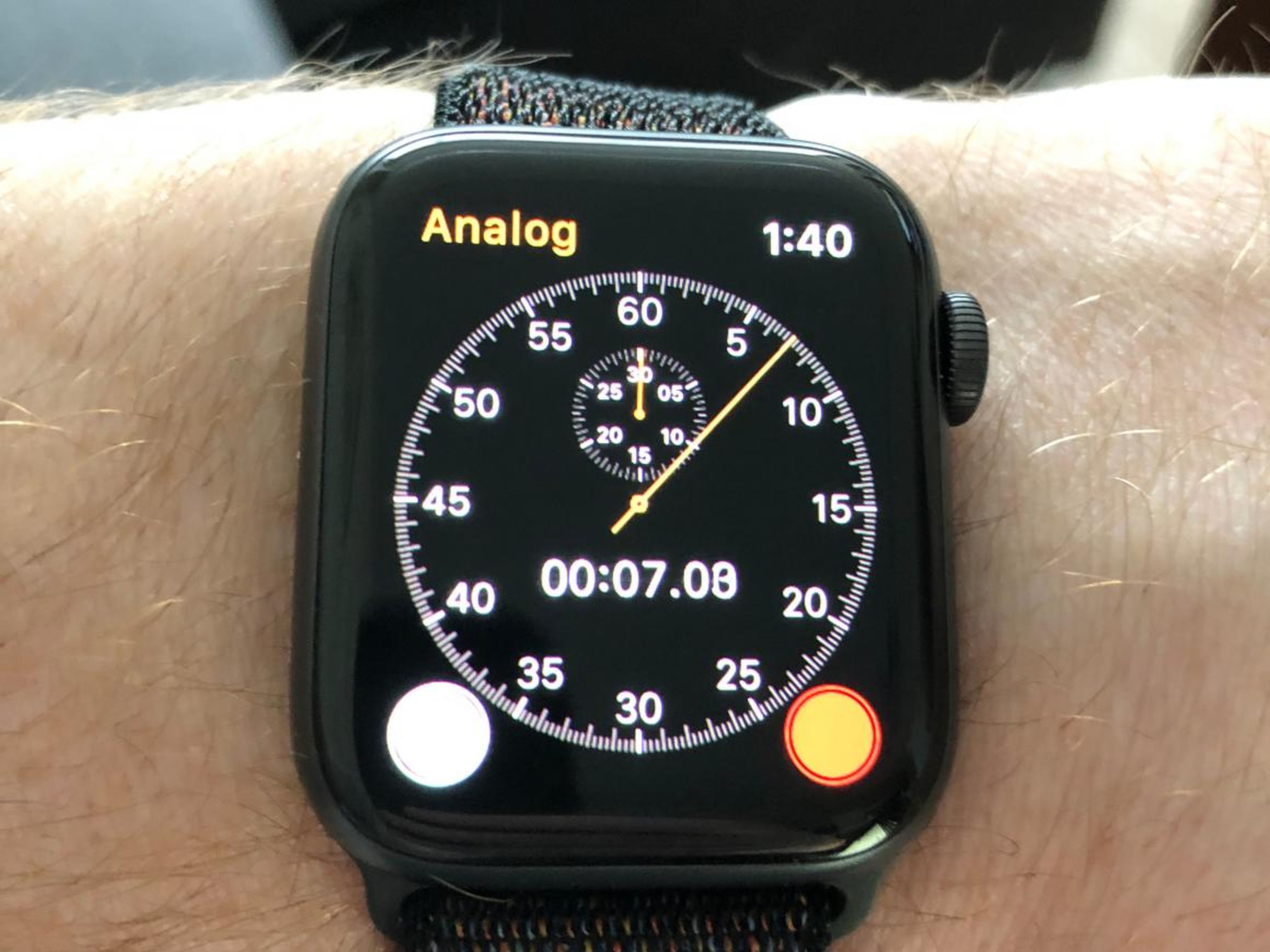 17. This may shock you, but the Apple Watch is pretty dang good at being a stopwatch.