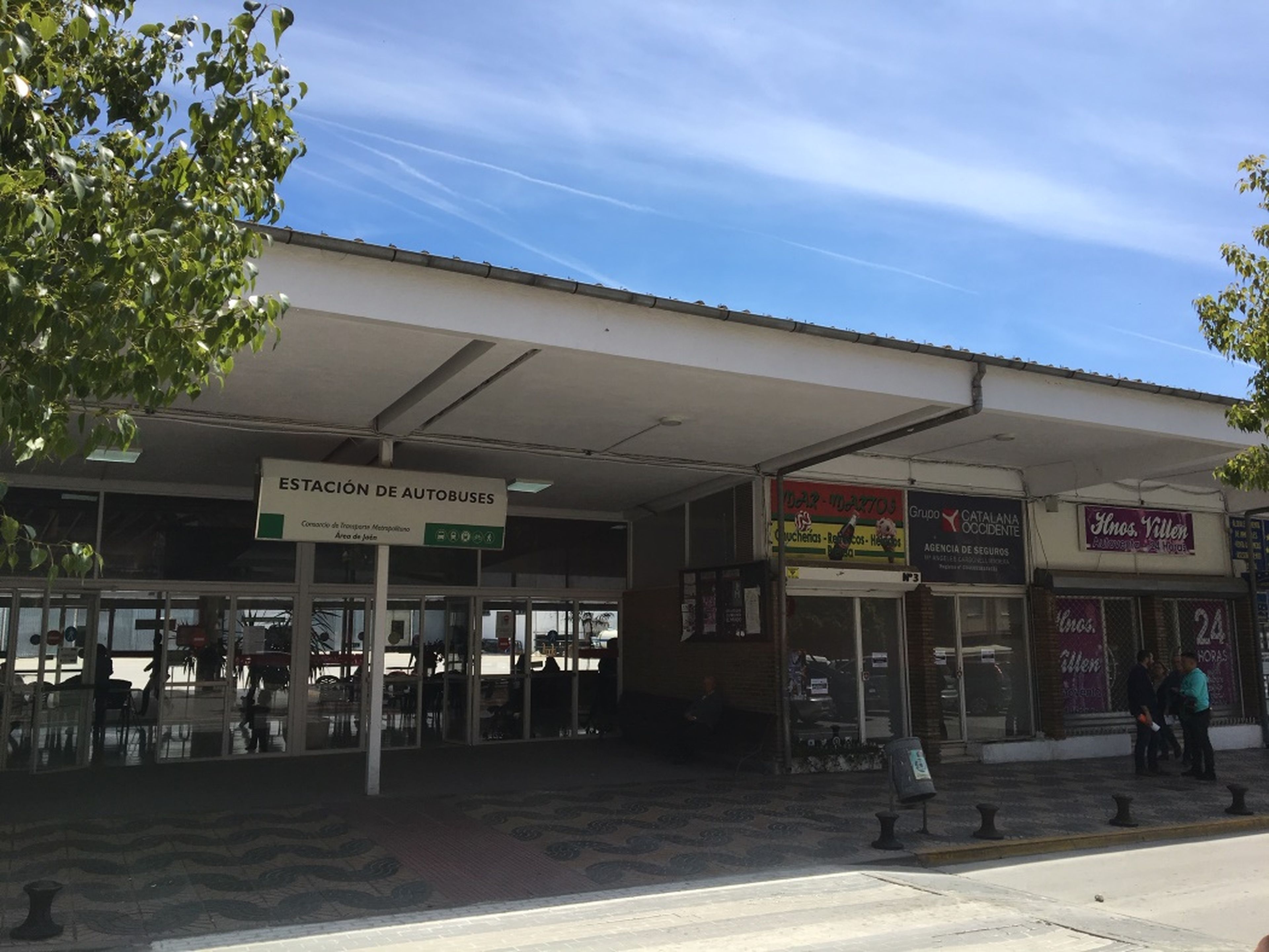 Mesa electoral estación autobuses de Martos