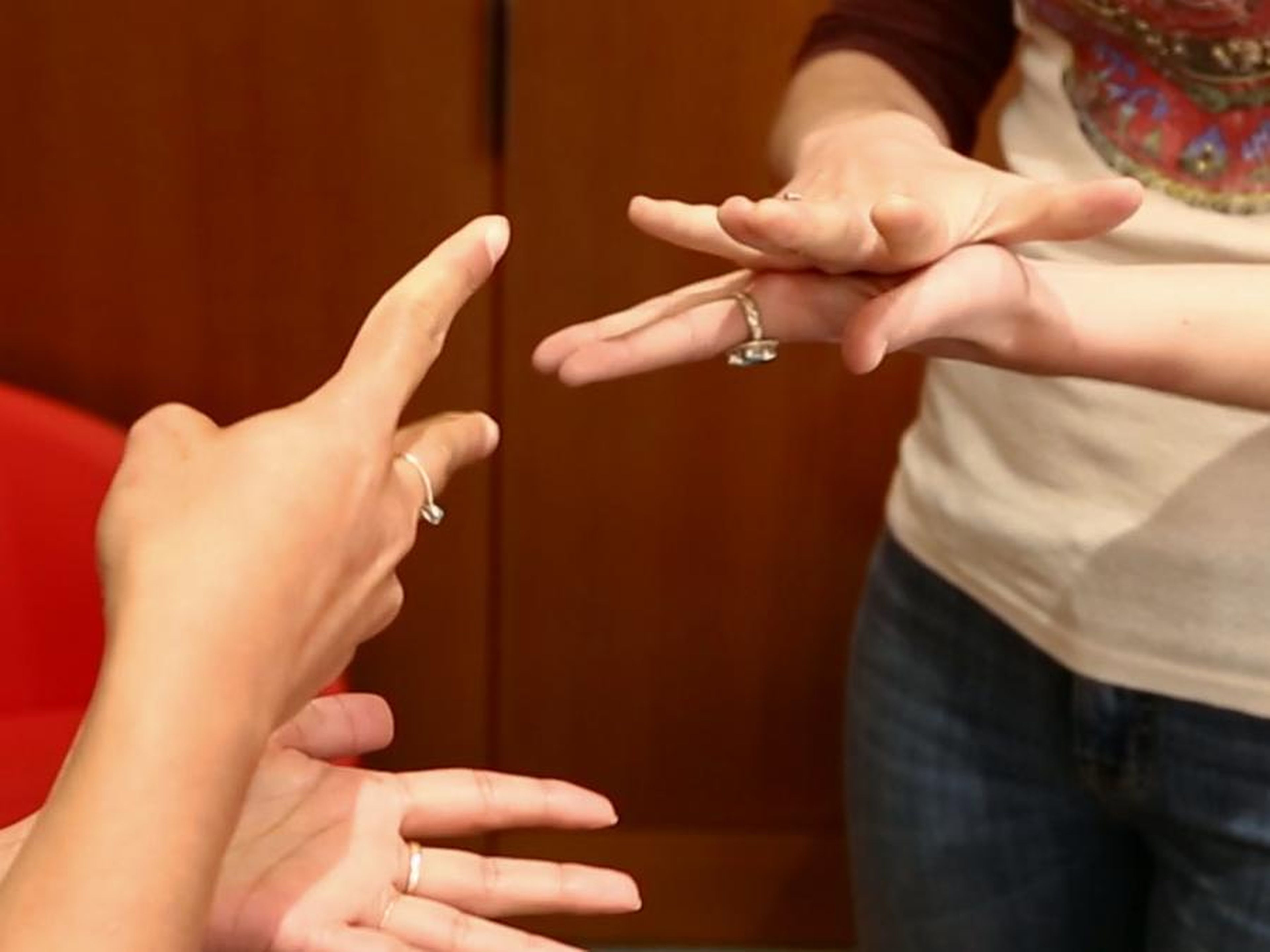 One woman was asked to convince her prospective employers why she should be hired, and she suggested a game of rock, paper, scissors