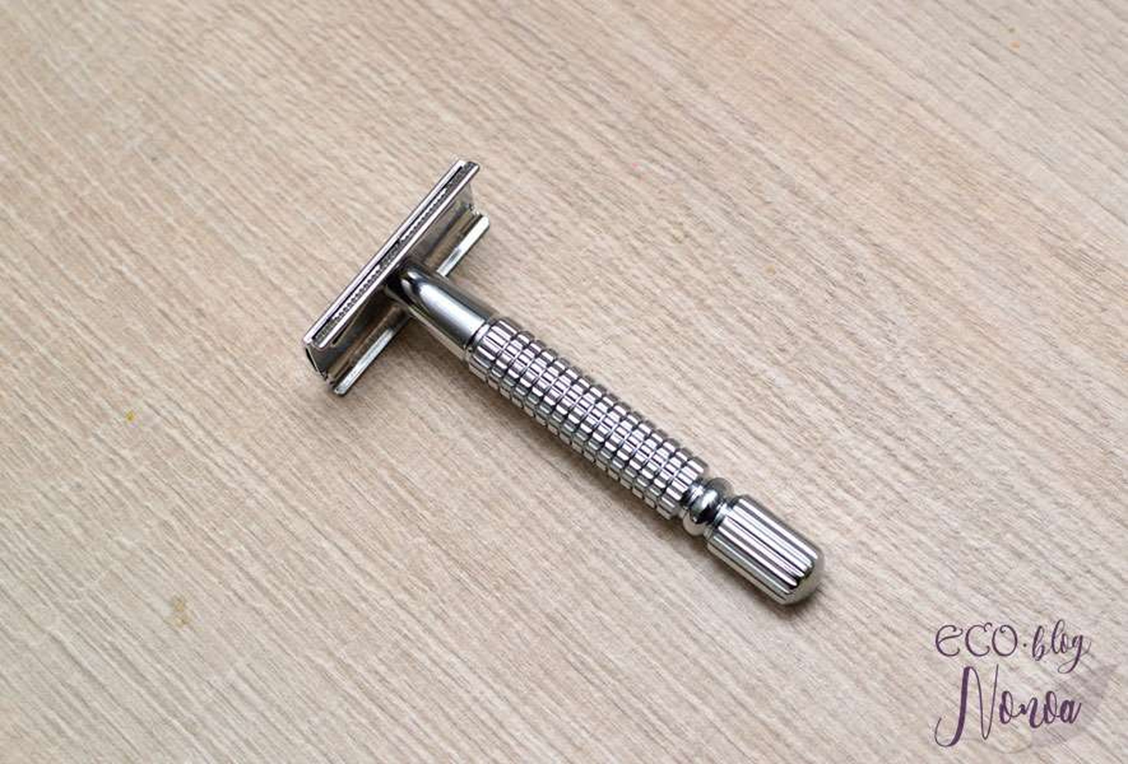 Residuo cero: cuchilla de afeitar de acero inoxidable