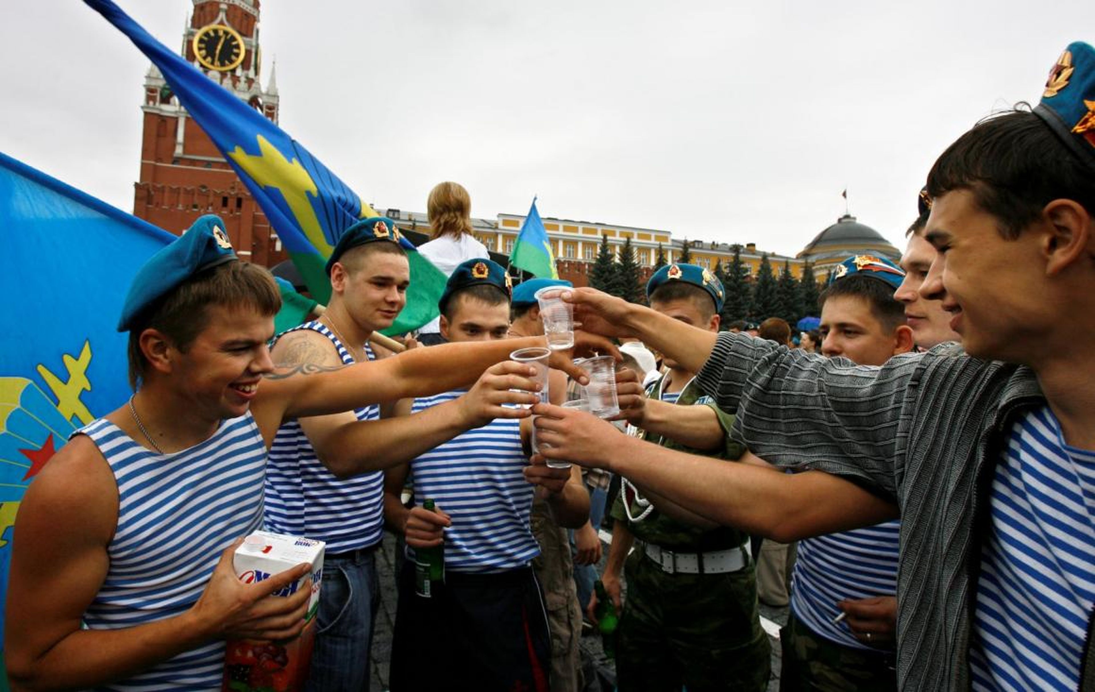 Russian vodka consumption has dropped by more than 50% in the past 20 years